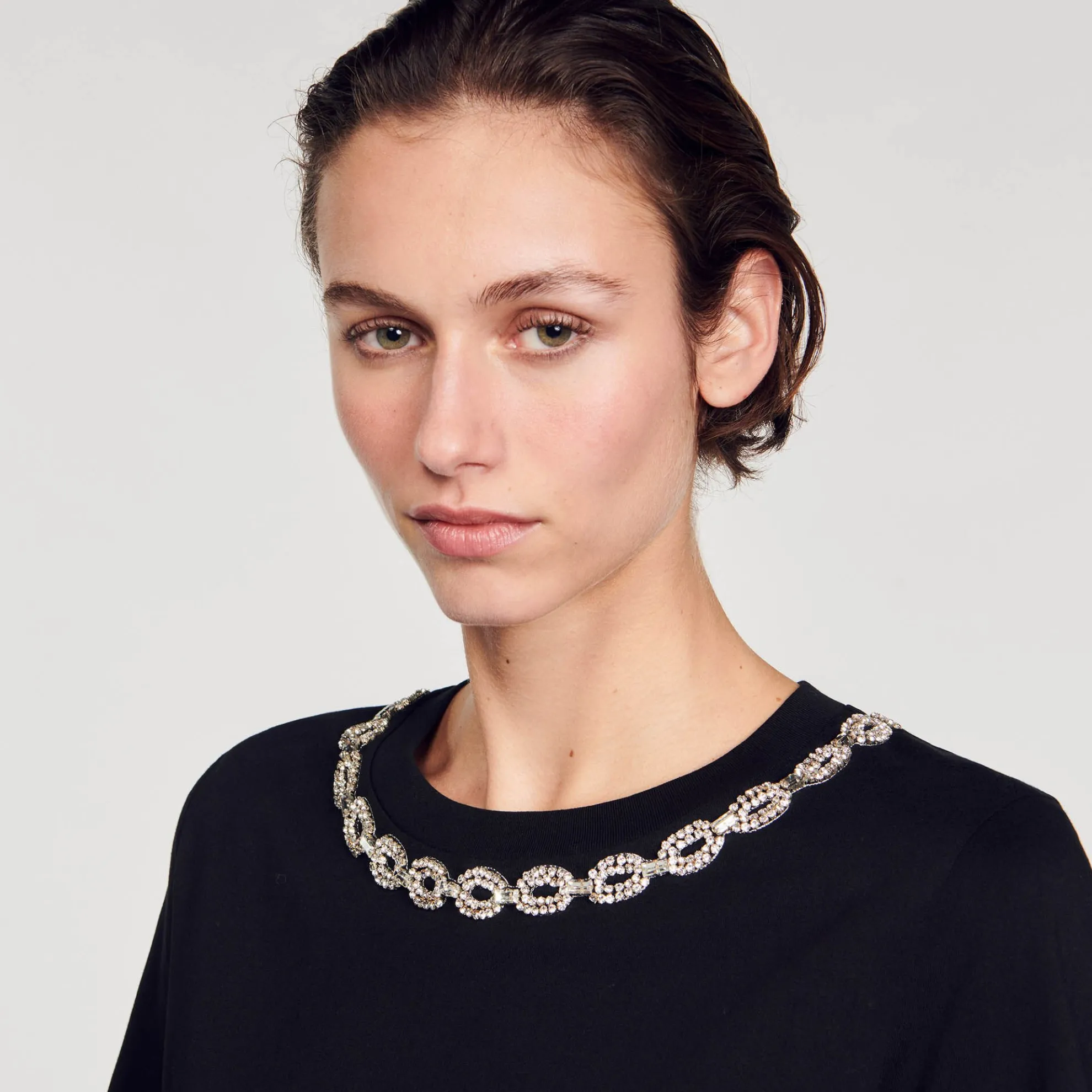 Biologisch Katoenen Shirt Met Sierkraag