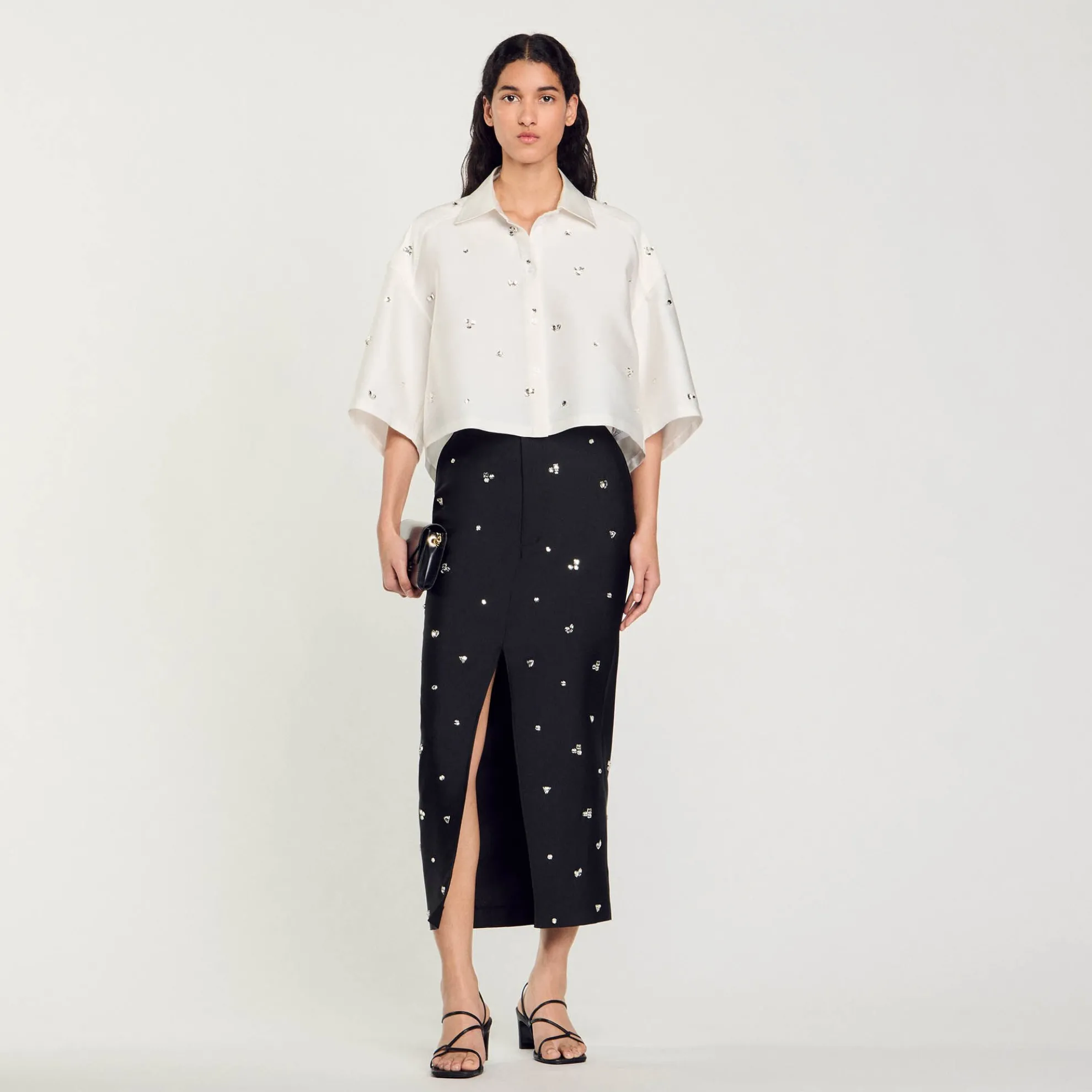 Blouse Versierd Met Stras