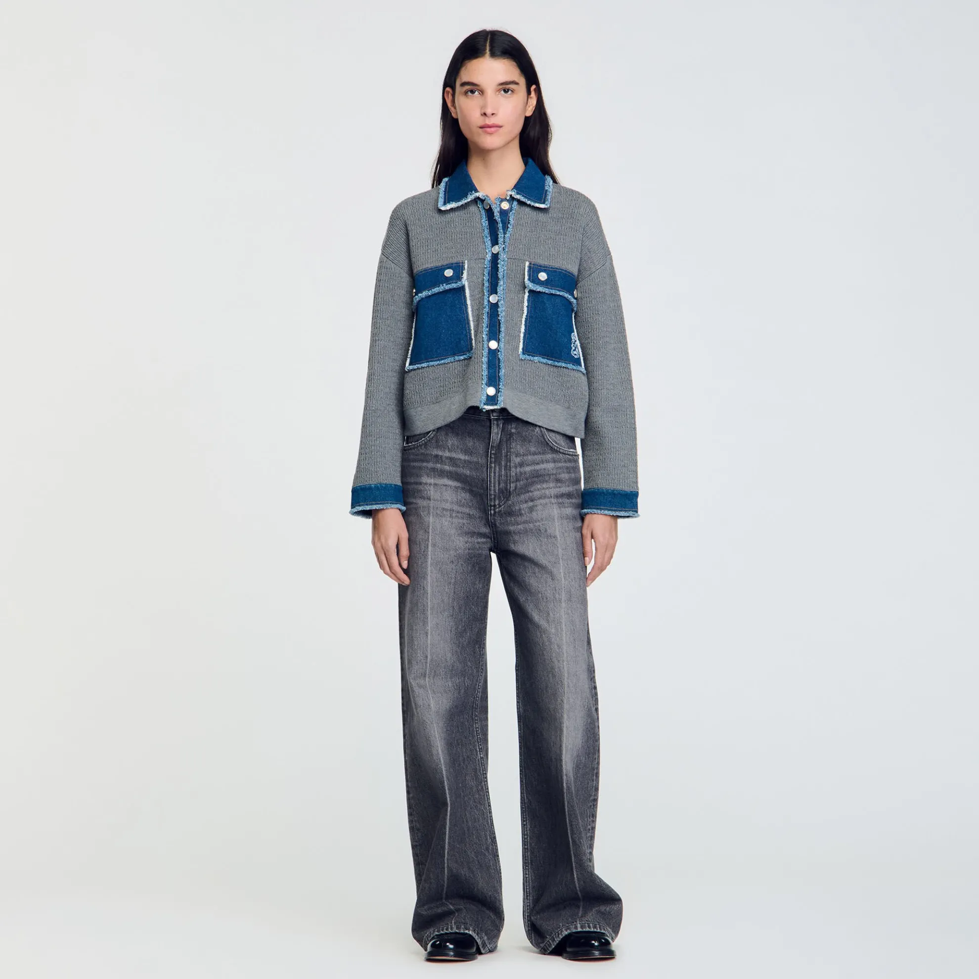 Cardicoat Gebreid En Jeans