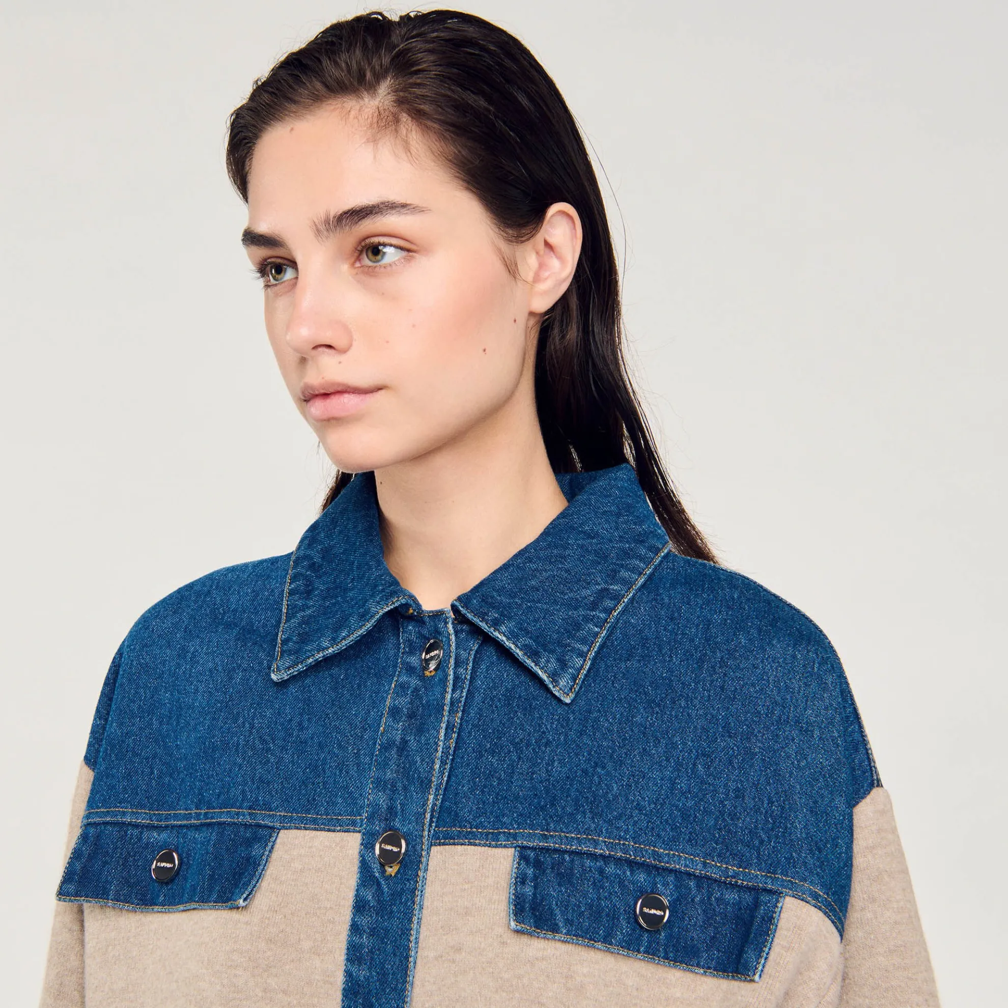 Cardicoat Gebreid En Jeans