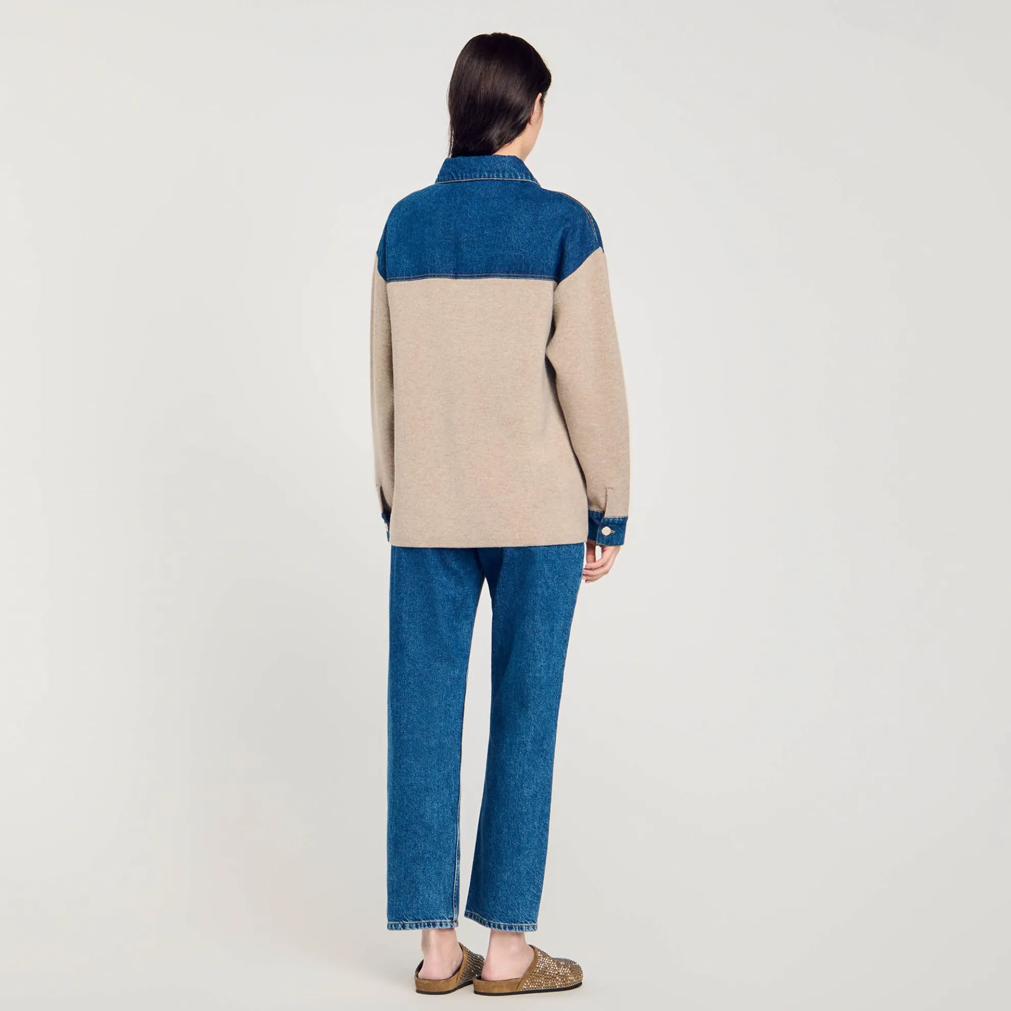 Cardicoat Gebreid En Jeans