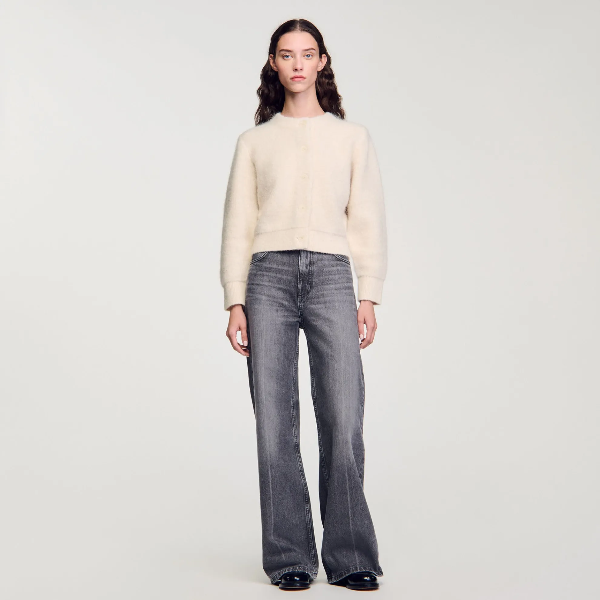 Cardigan Vest Kort Gebreid Donzig