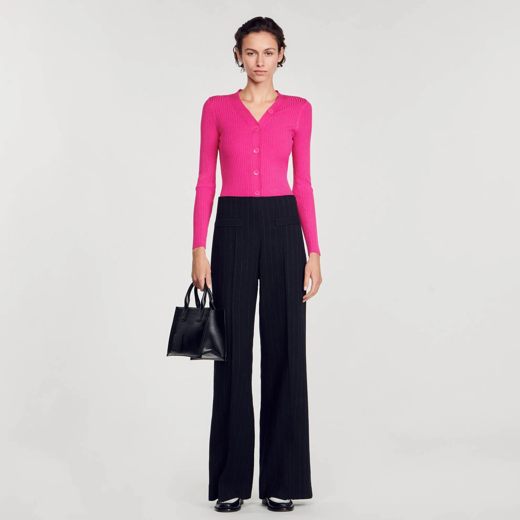 Cardigan Vest Ribgebreid