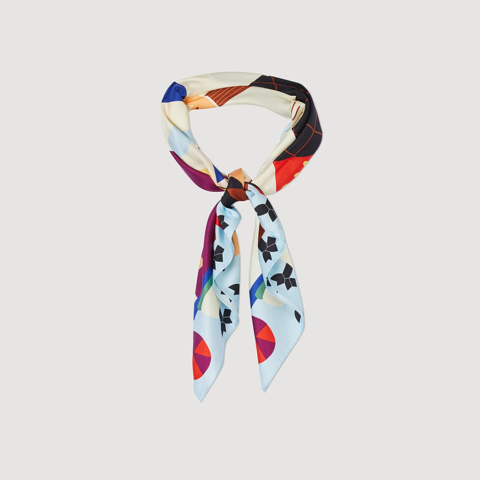 Foulard Sjaal Met Print