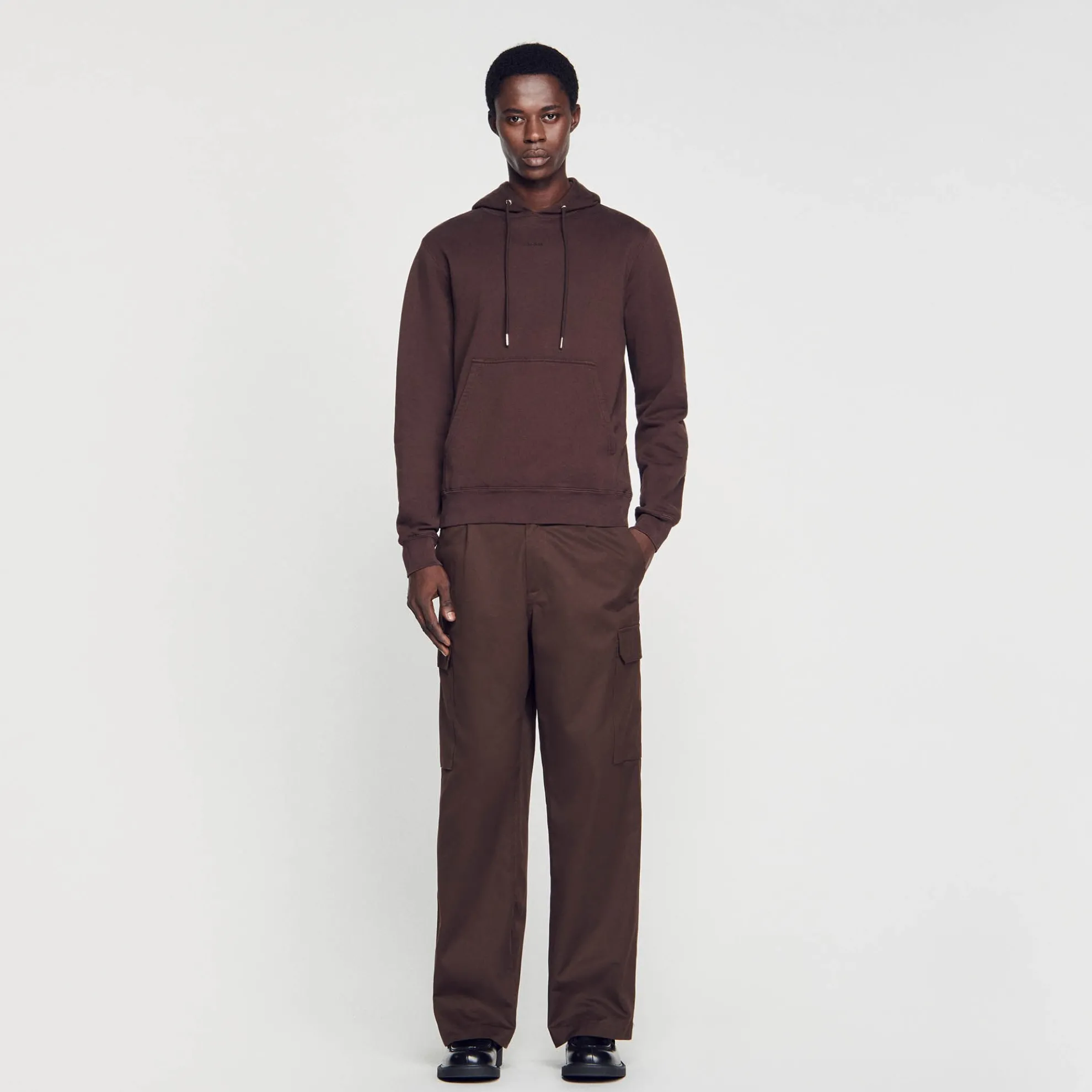 Geborduurde Herenhoody Van Biokatoen