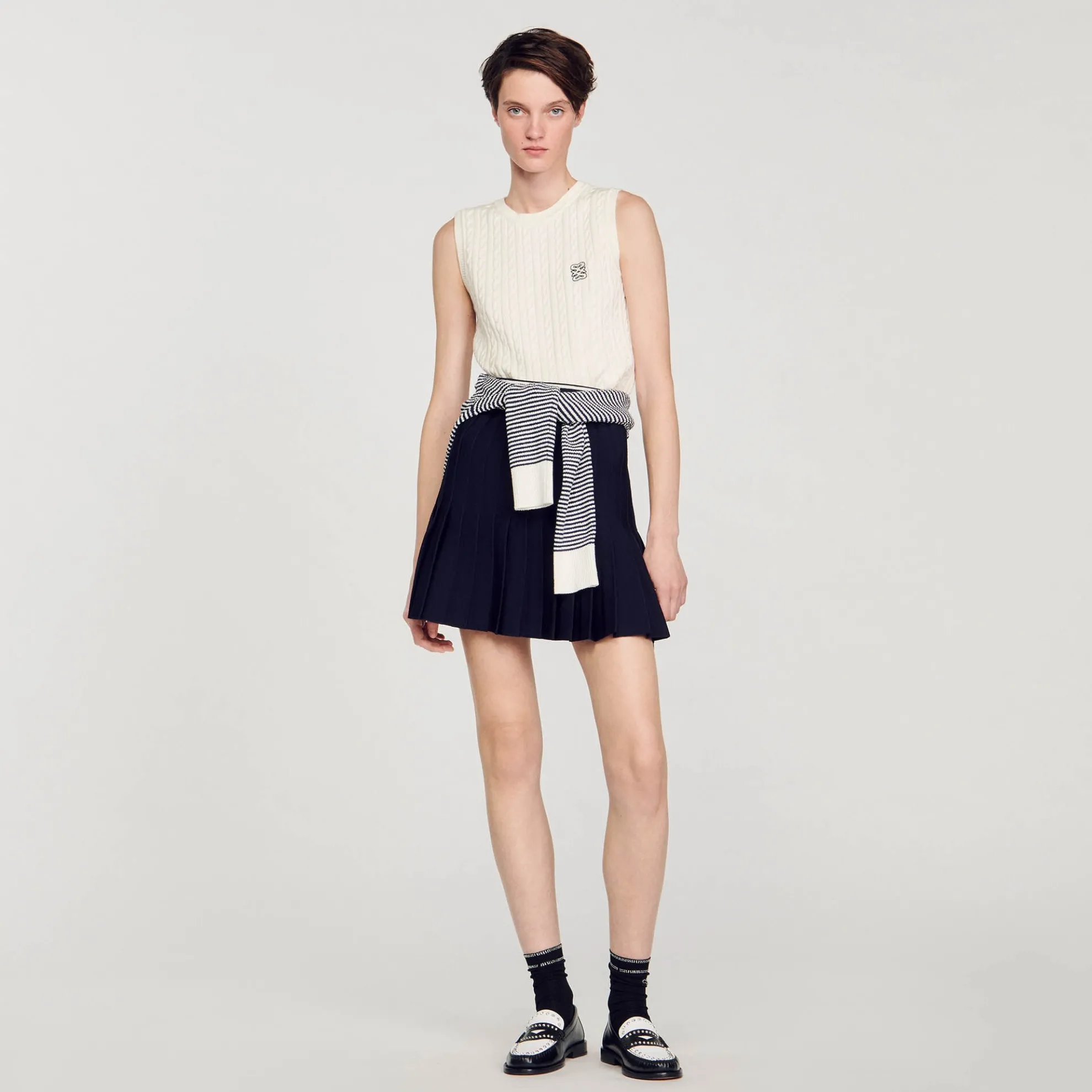 Gebreide Mouwloze Trui