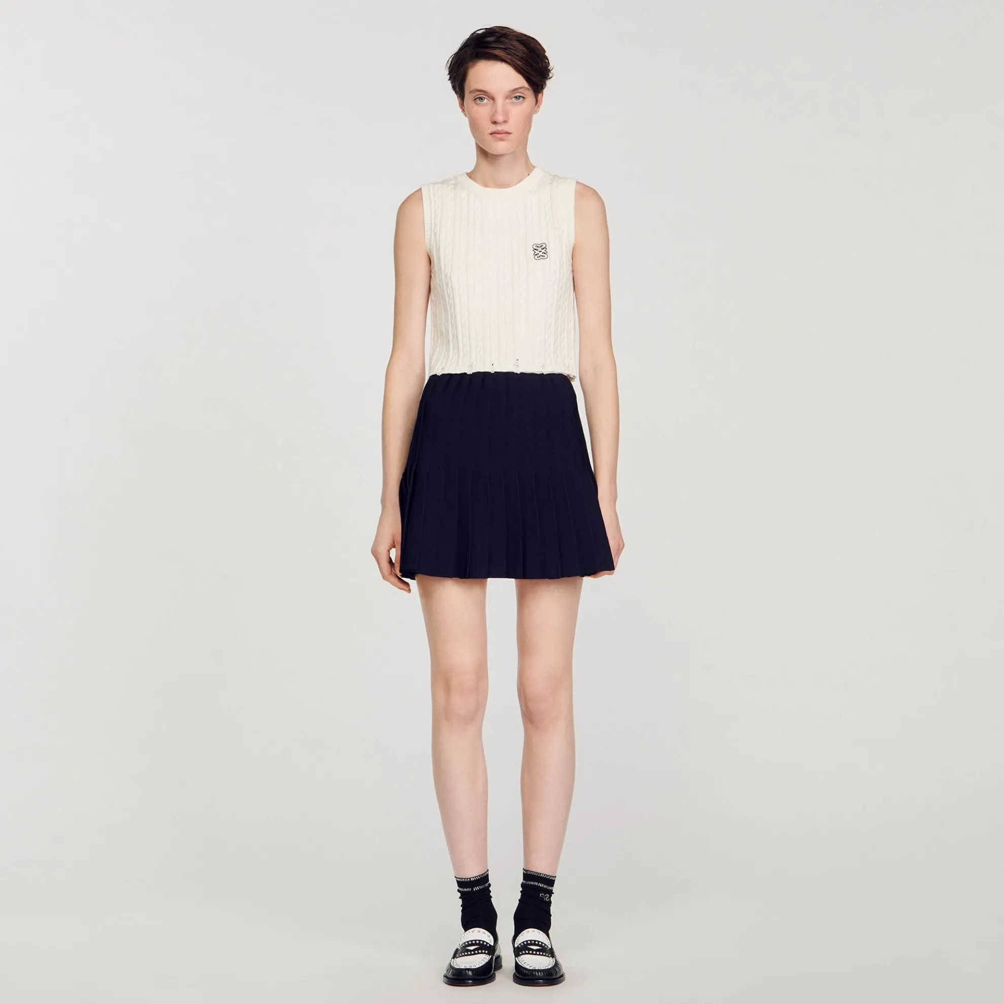 Gebreide Mouwloze Trui