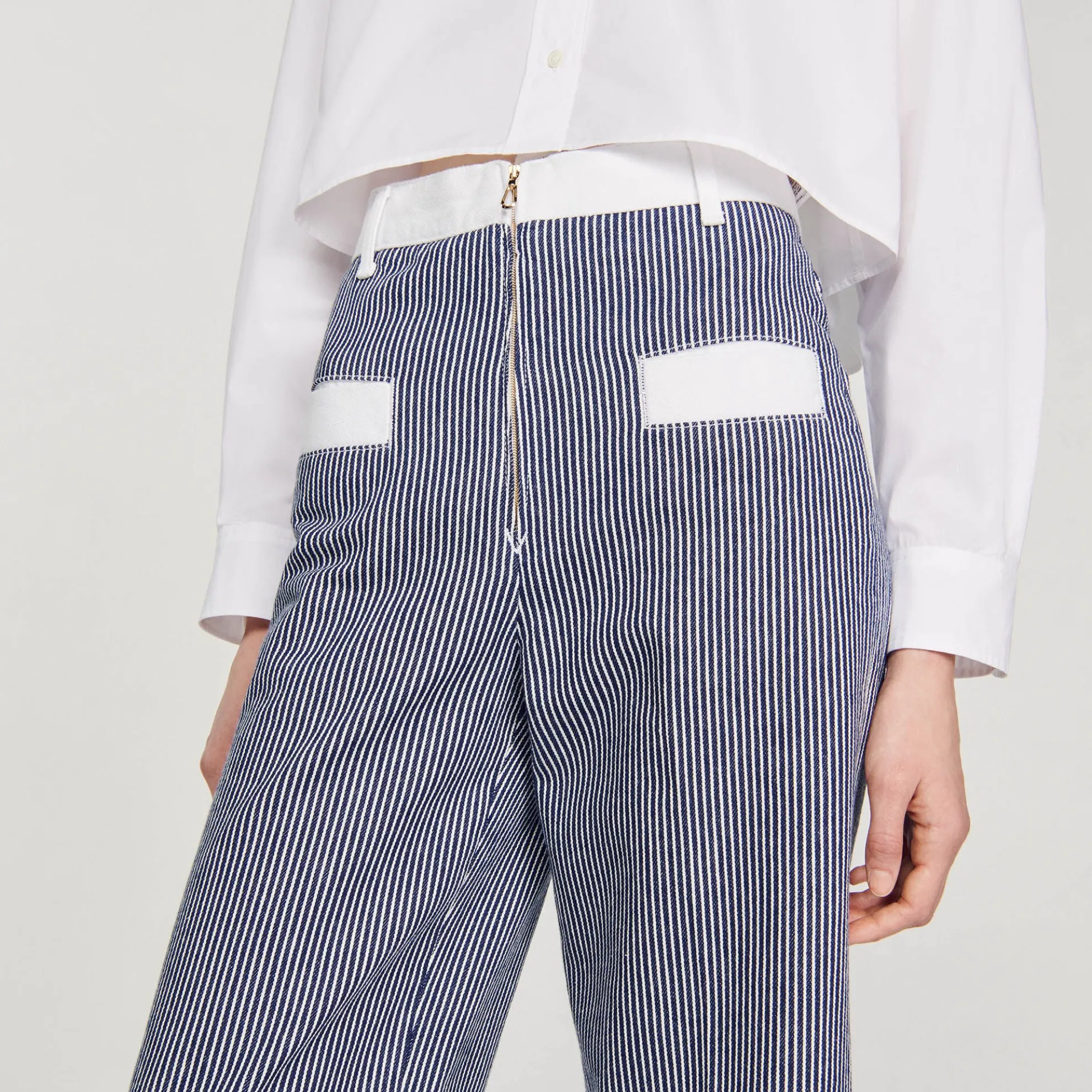 Gestreepte Pantalon