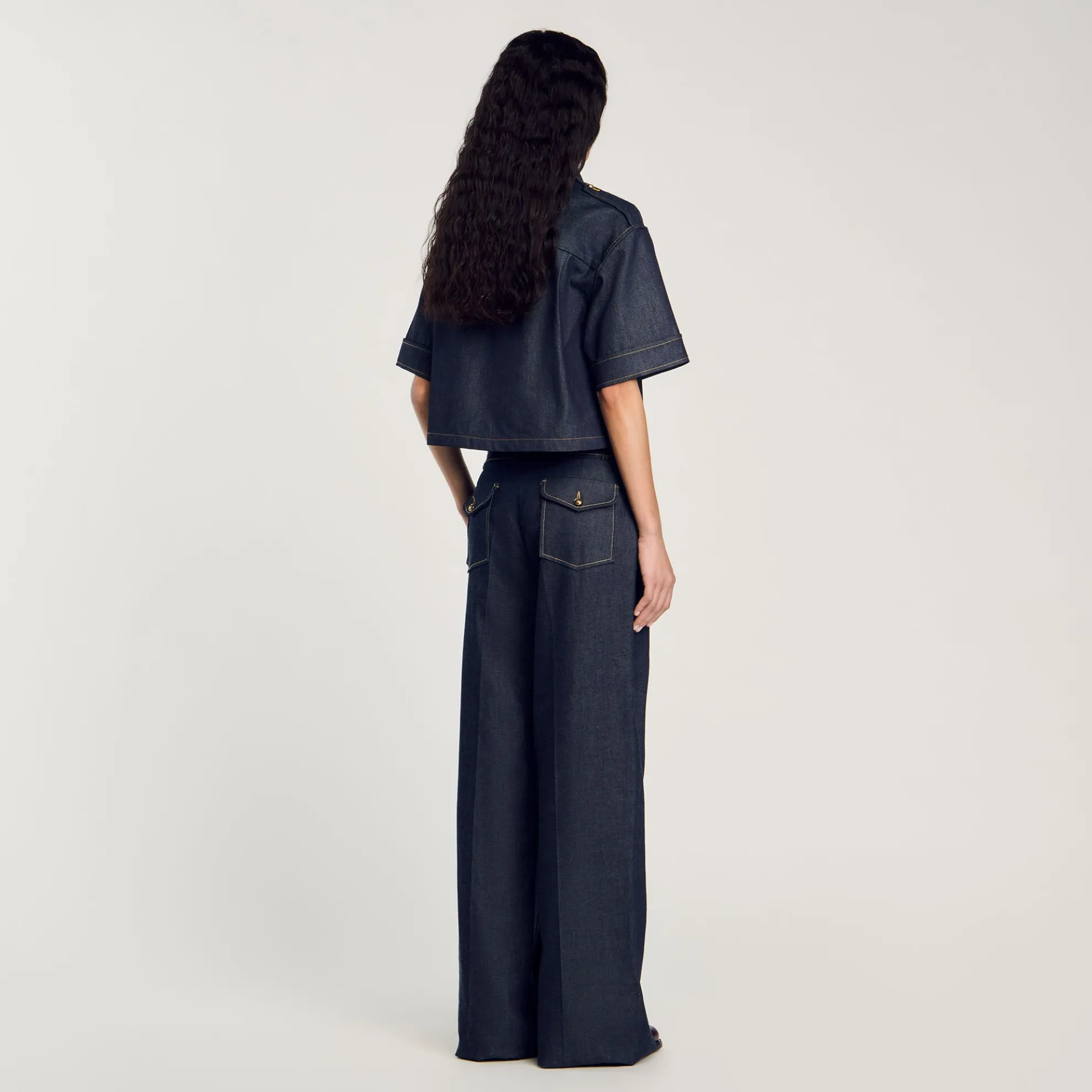 Jeans Wijdvallend Raw Denim