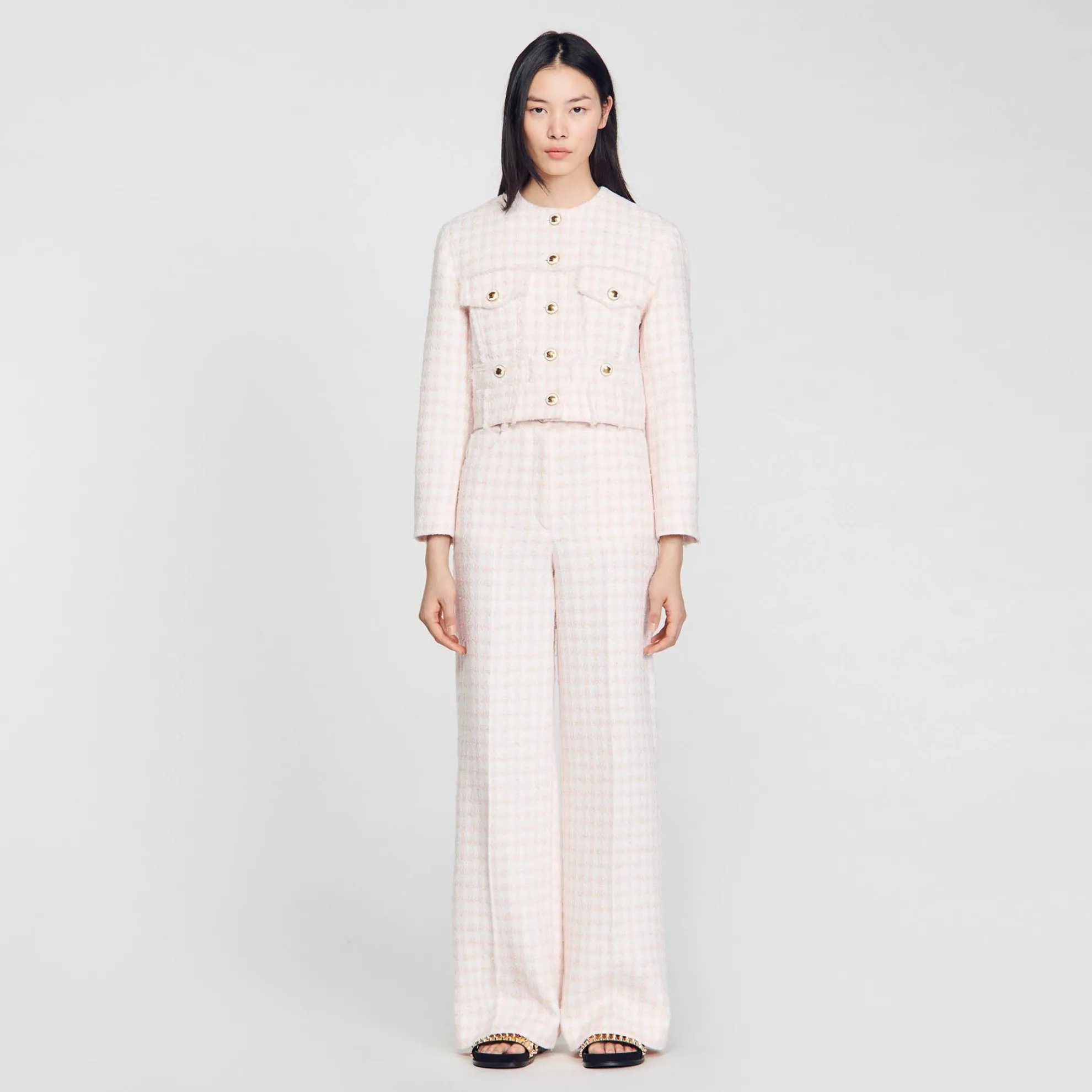 Kort Chique Tweed Jasje