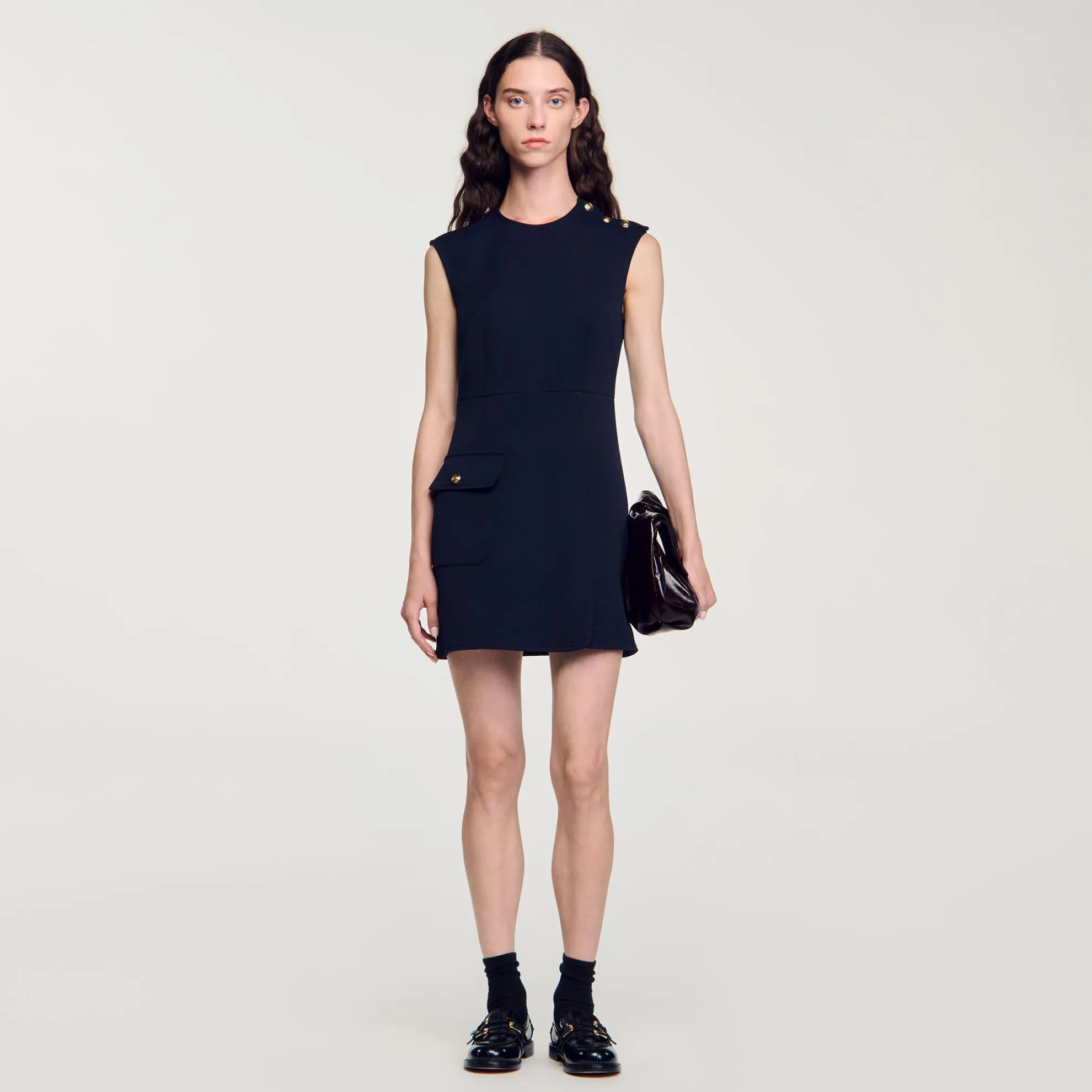 Korte Jurk Met Knopen