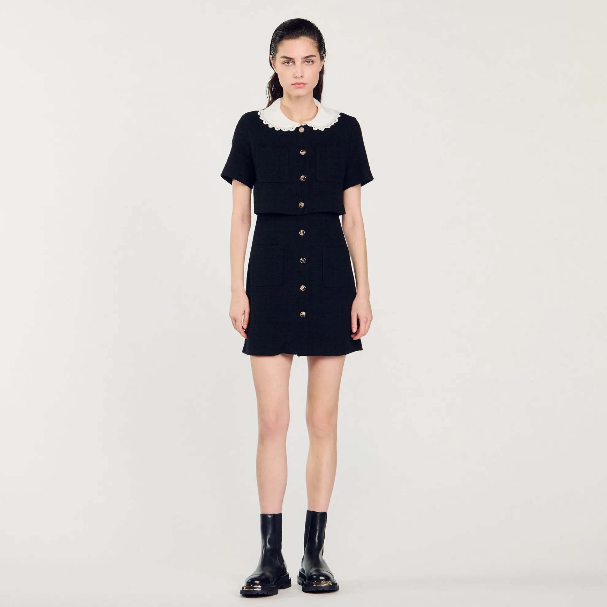 Korte Jurk Van Tweed