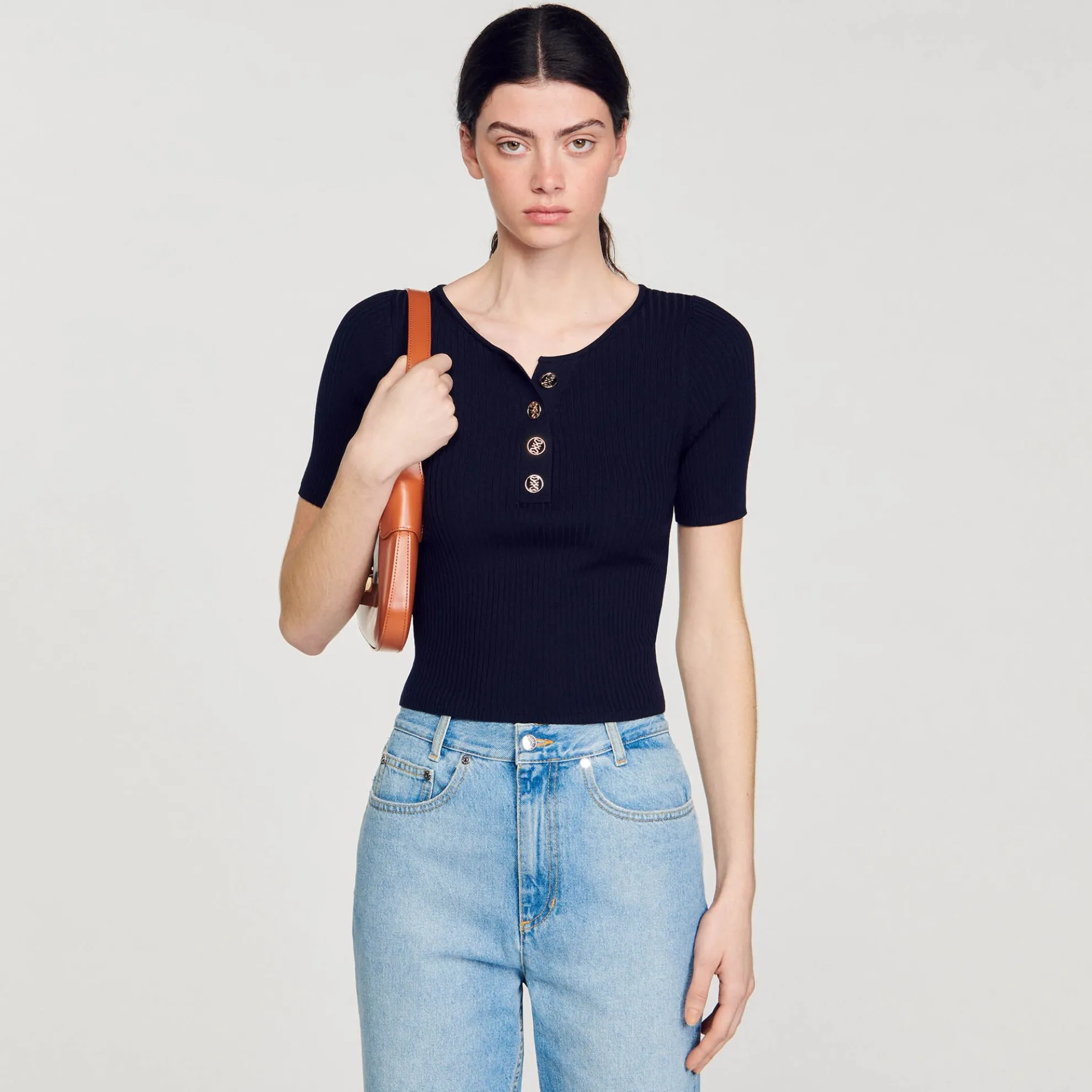 Korte Ribgebreide Trui