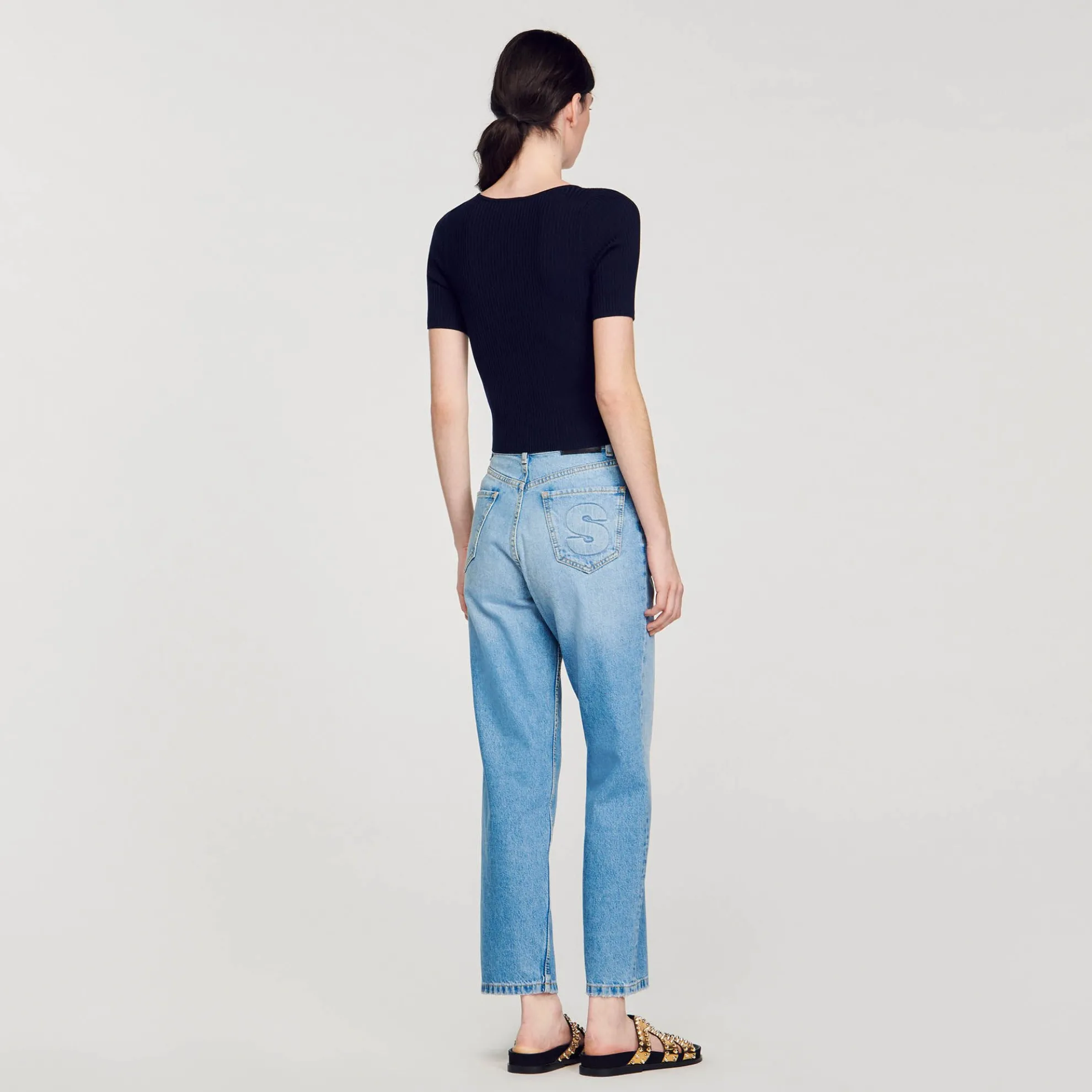 Korte Ribgebreide Trui