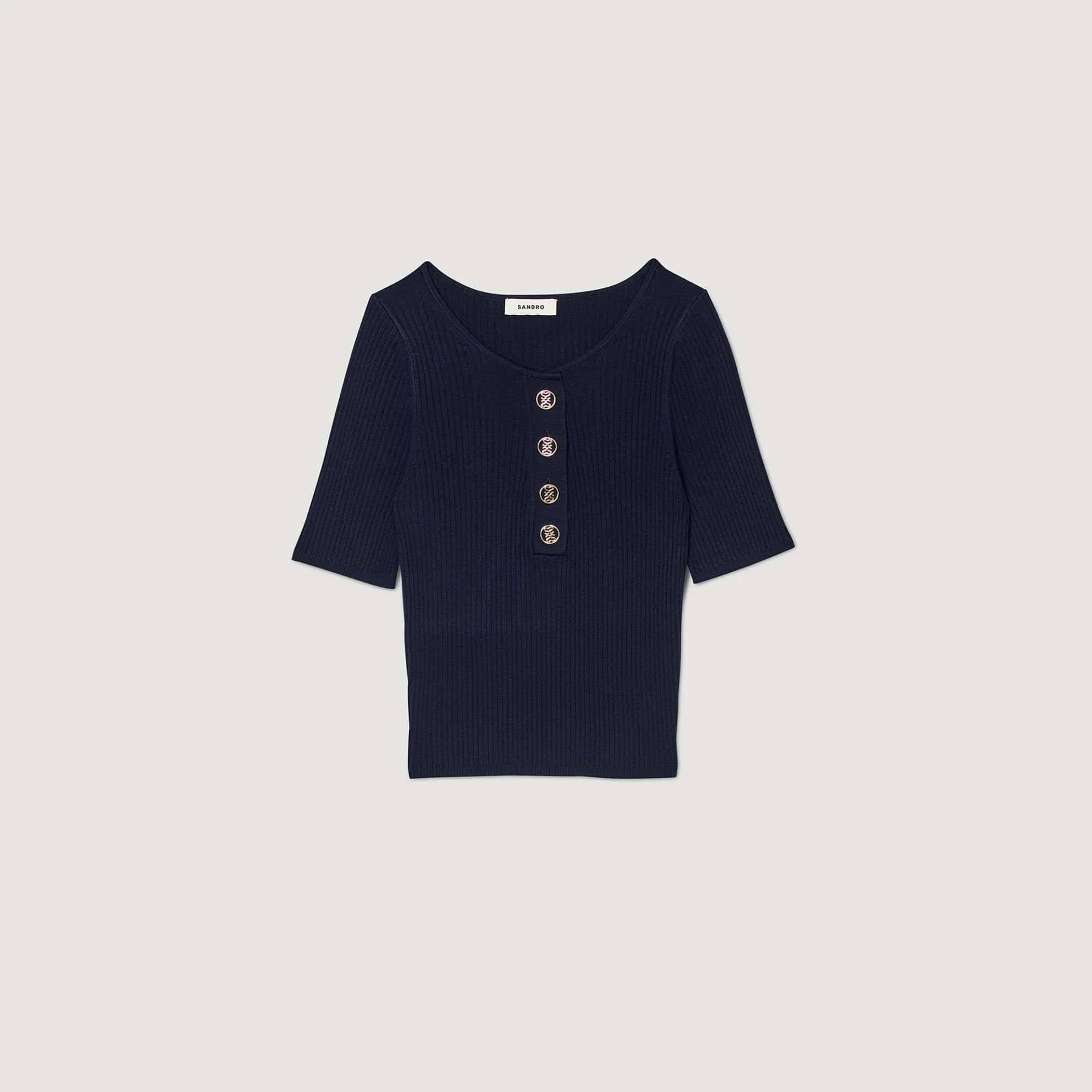 Korte Ribgebreide Trui