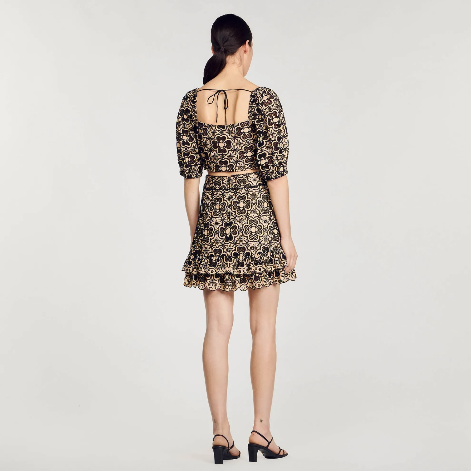 Korte Rok Met Broderie Anglaise