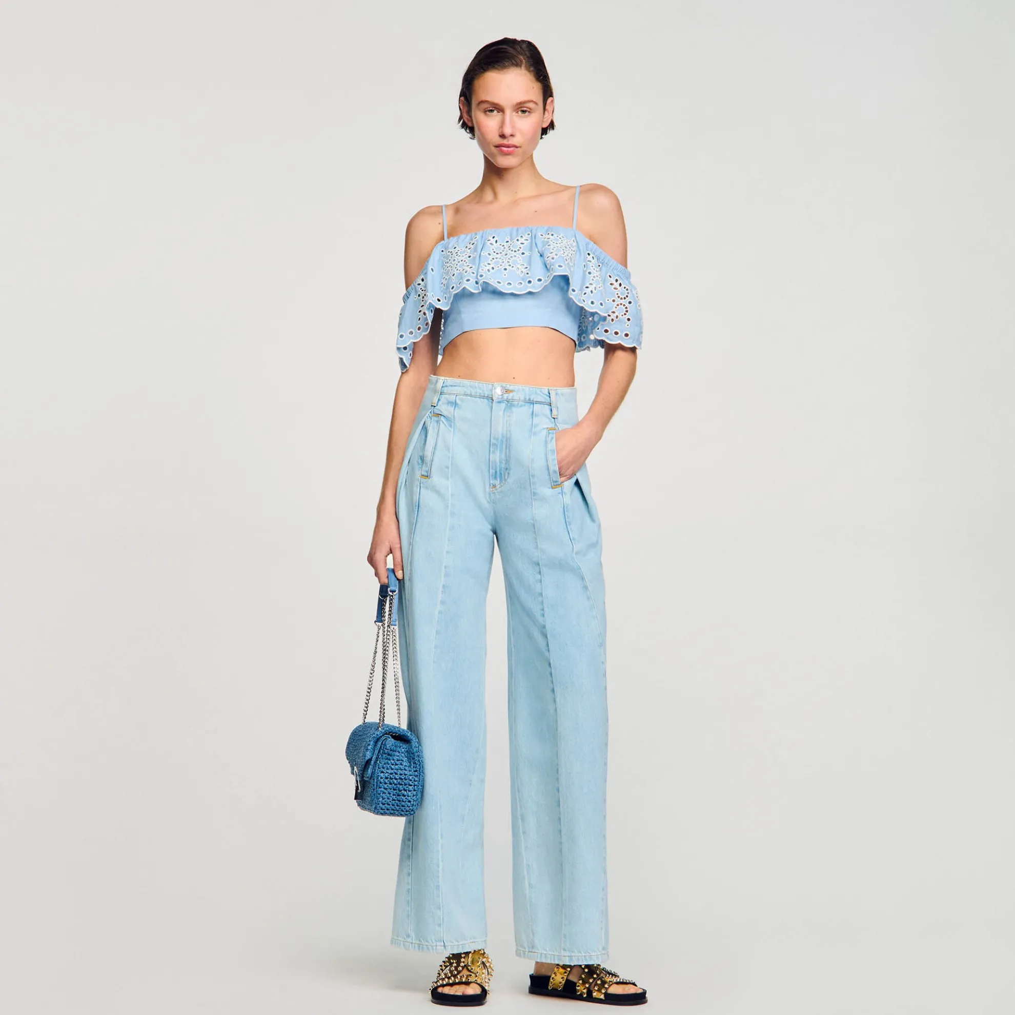 Korte Top Met Volants