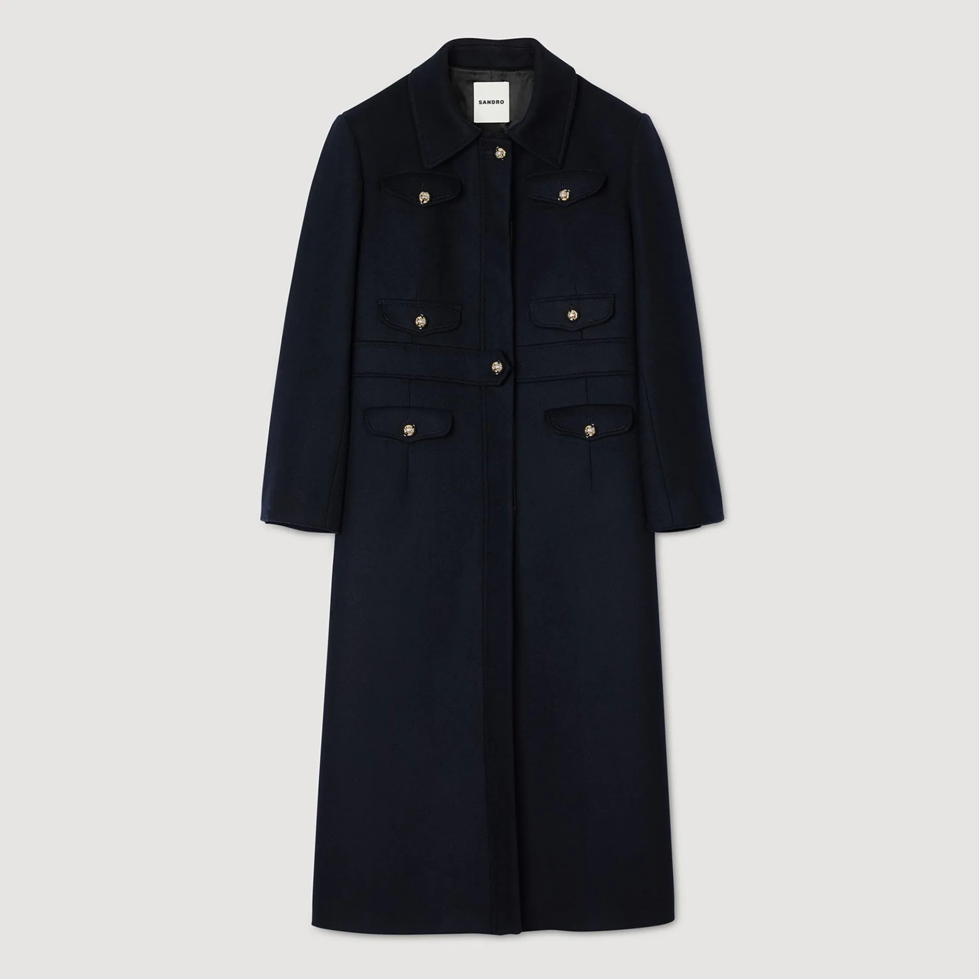 Lange Getailleerde Jas