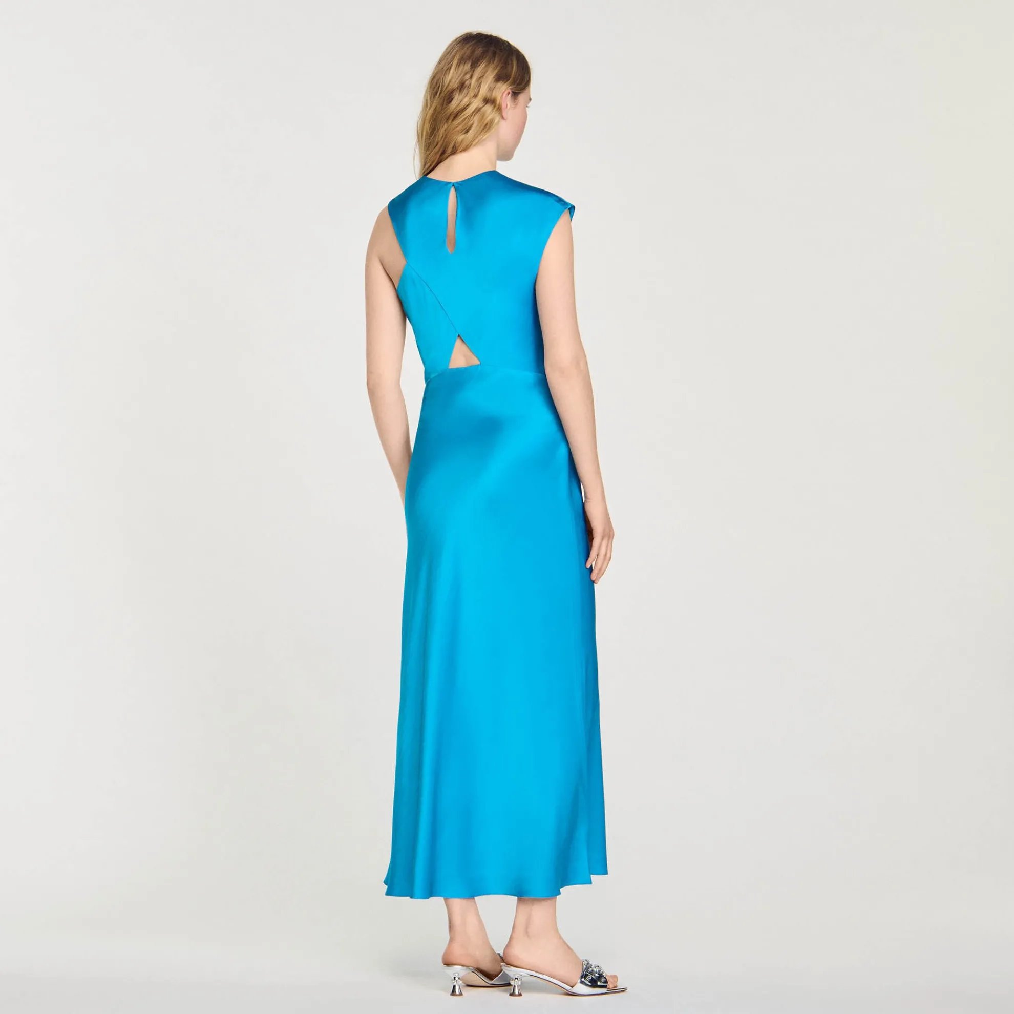 Lange Jurk Gedrapeerd