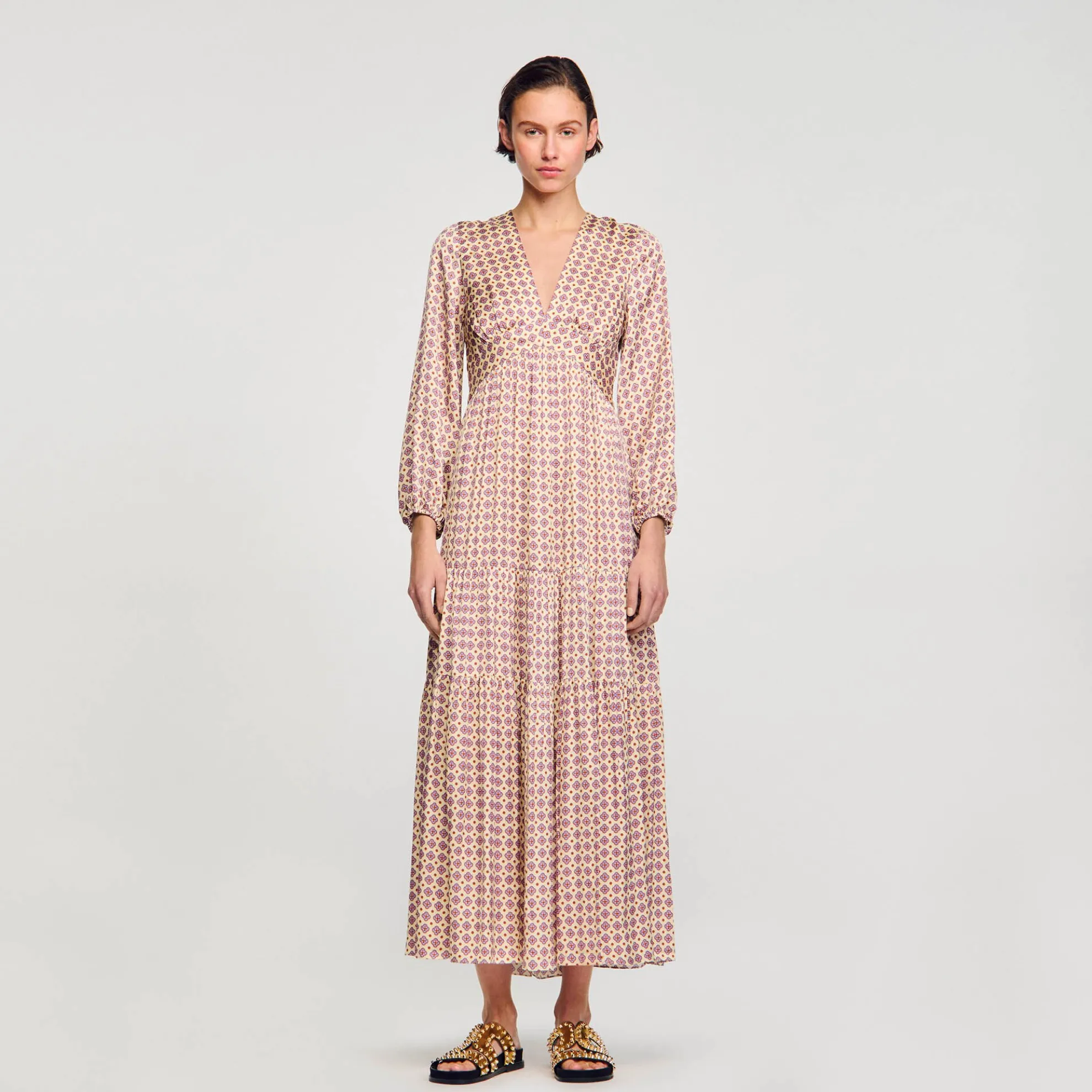 Lange Jurk Met Print