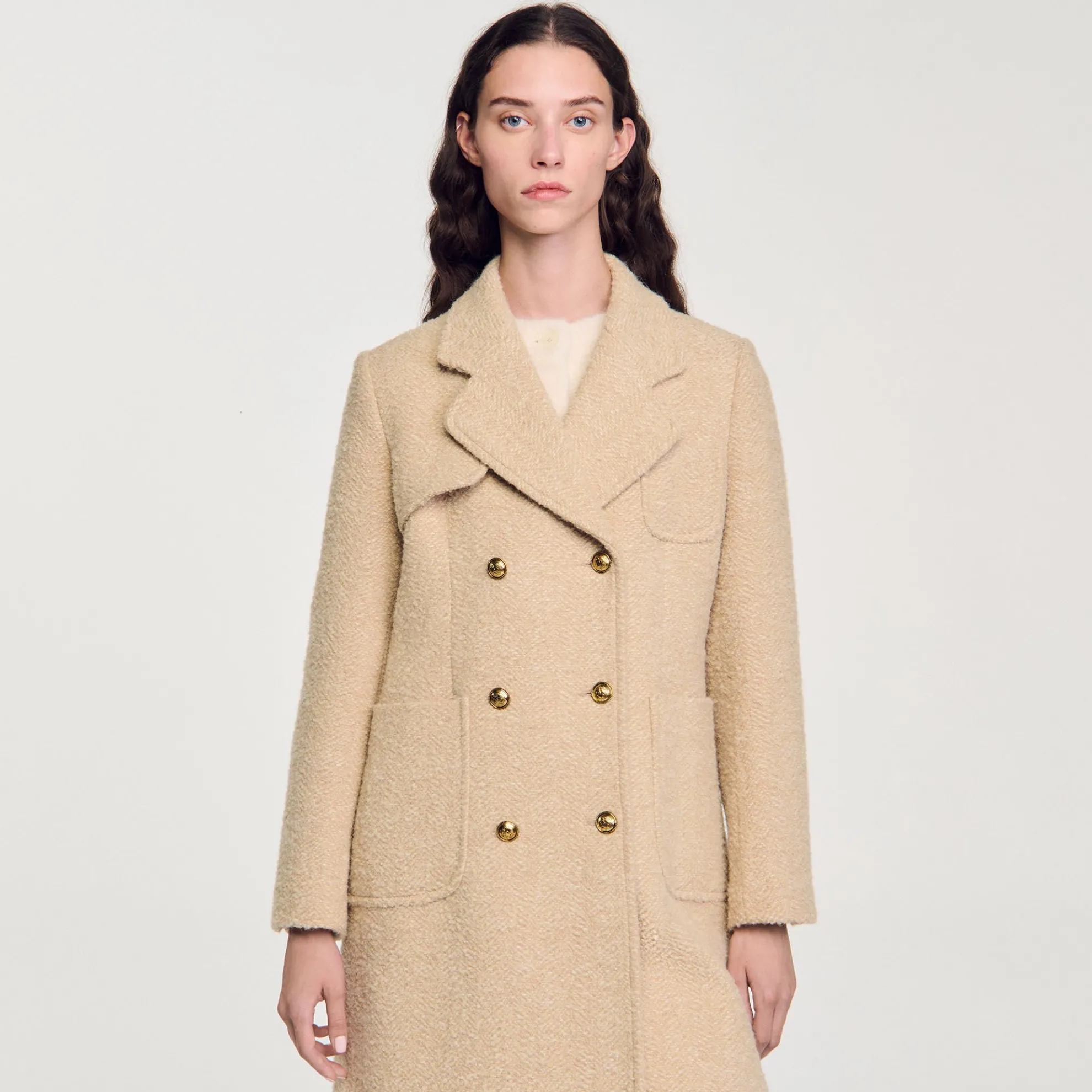 Lange Mantel Double-breasted