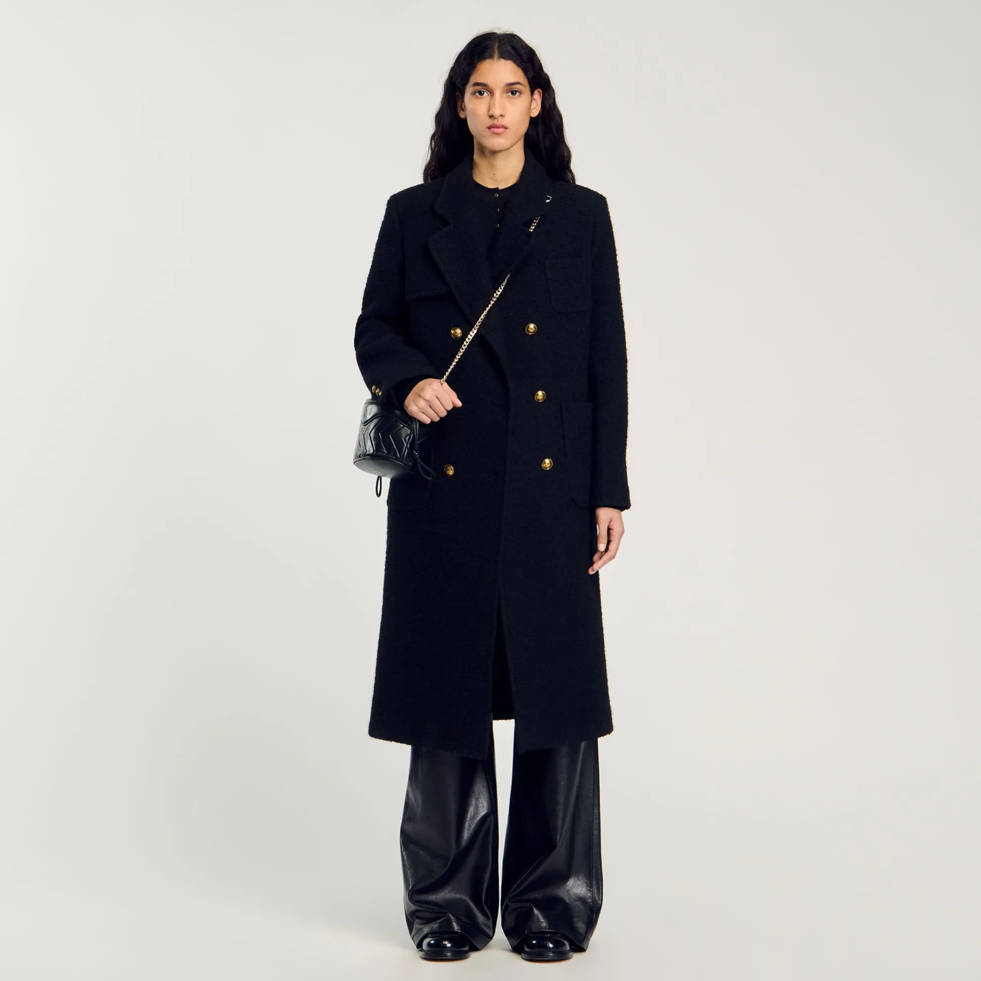 Lange Mantel Double-breasted