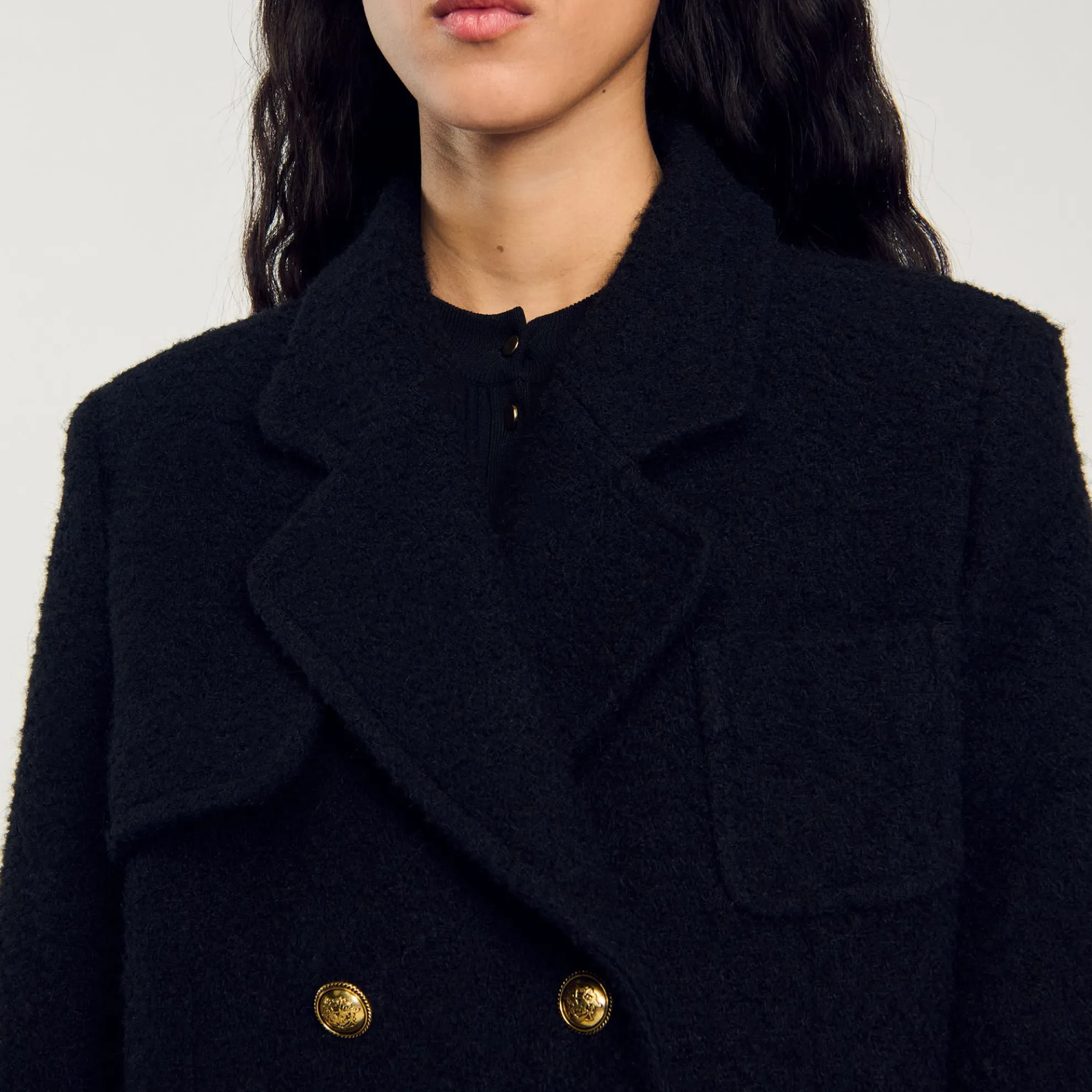 Lange Mantel Double-breasted