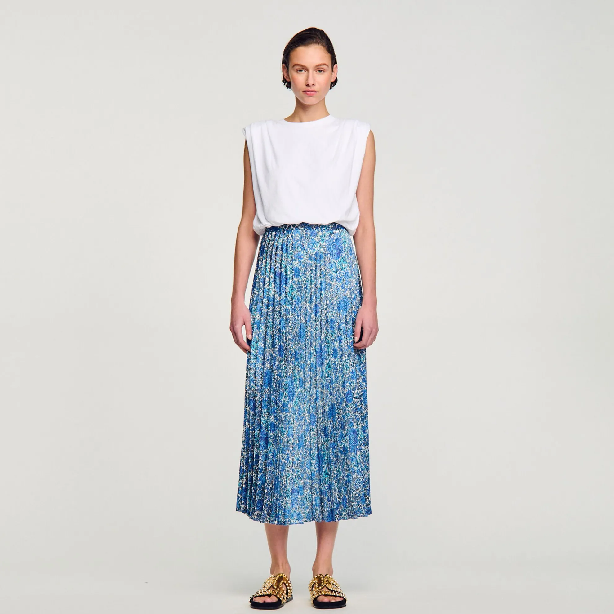 Lange Rok Soepelvallend Bloemenprint