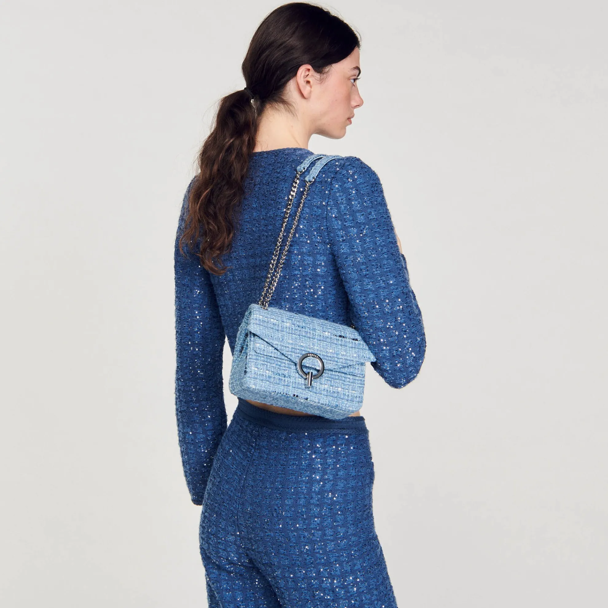 Mini Handtas Yza Tweed