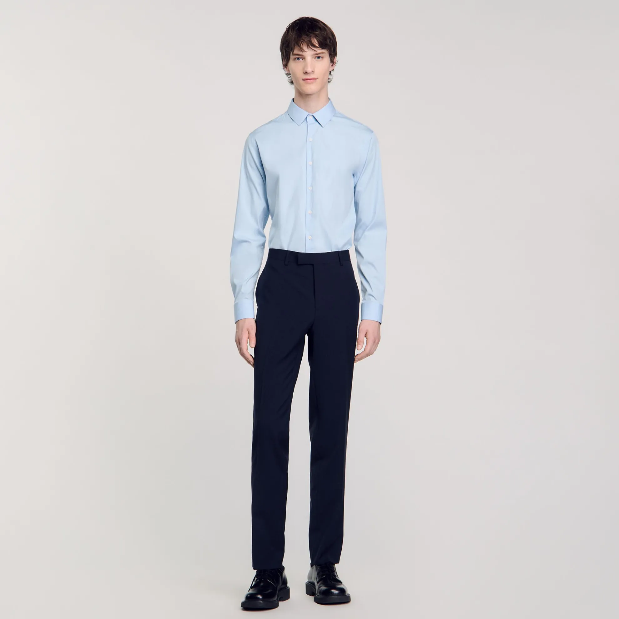 Nauwsluitend Overhemd Van Stretchkatoen