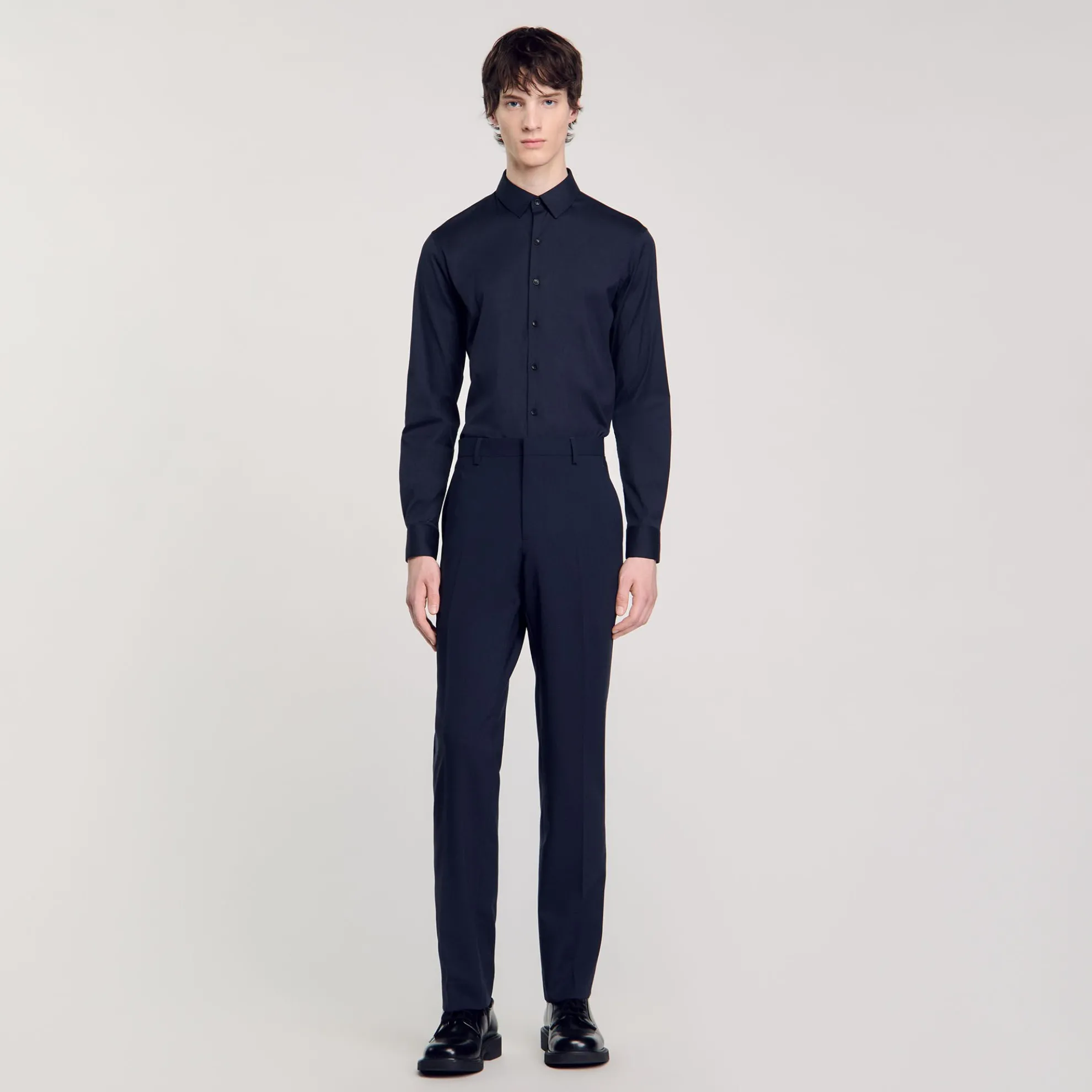 Nauwsluitend Overhemd Van Stretchkatoen