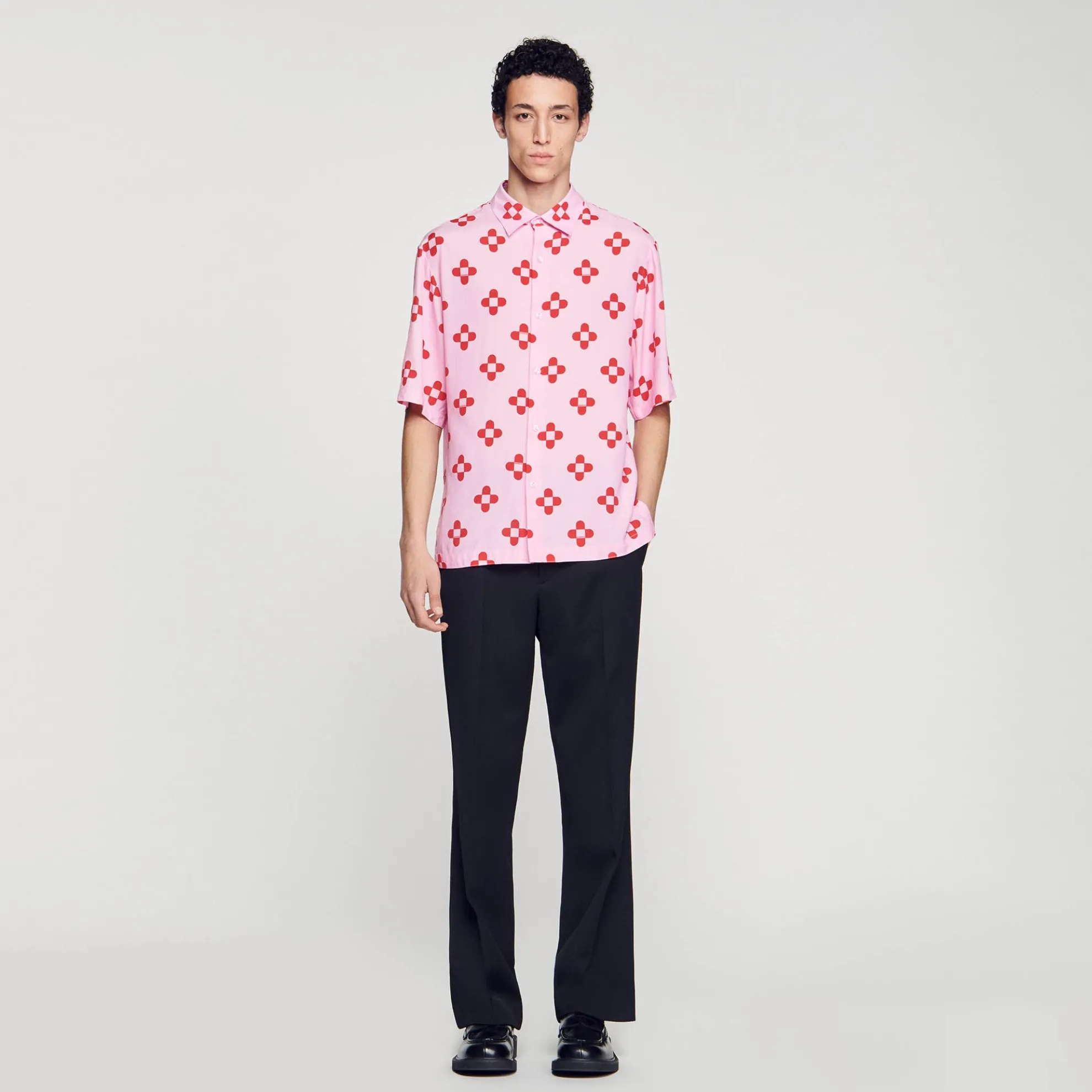 Overhemd Cross Flower Korte Mouwen