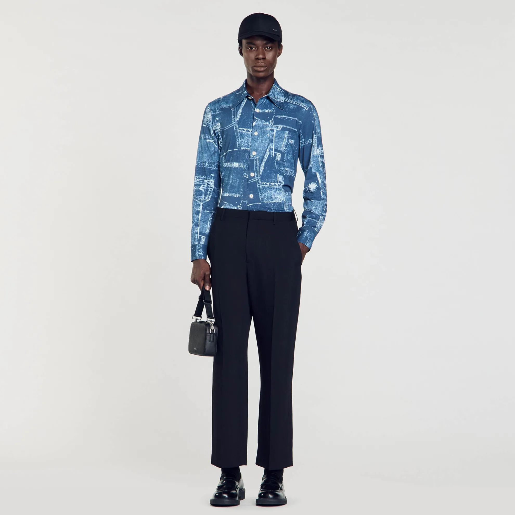 Overhemd Katoen Patchwork Print