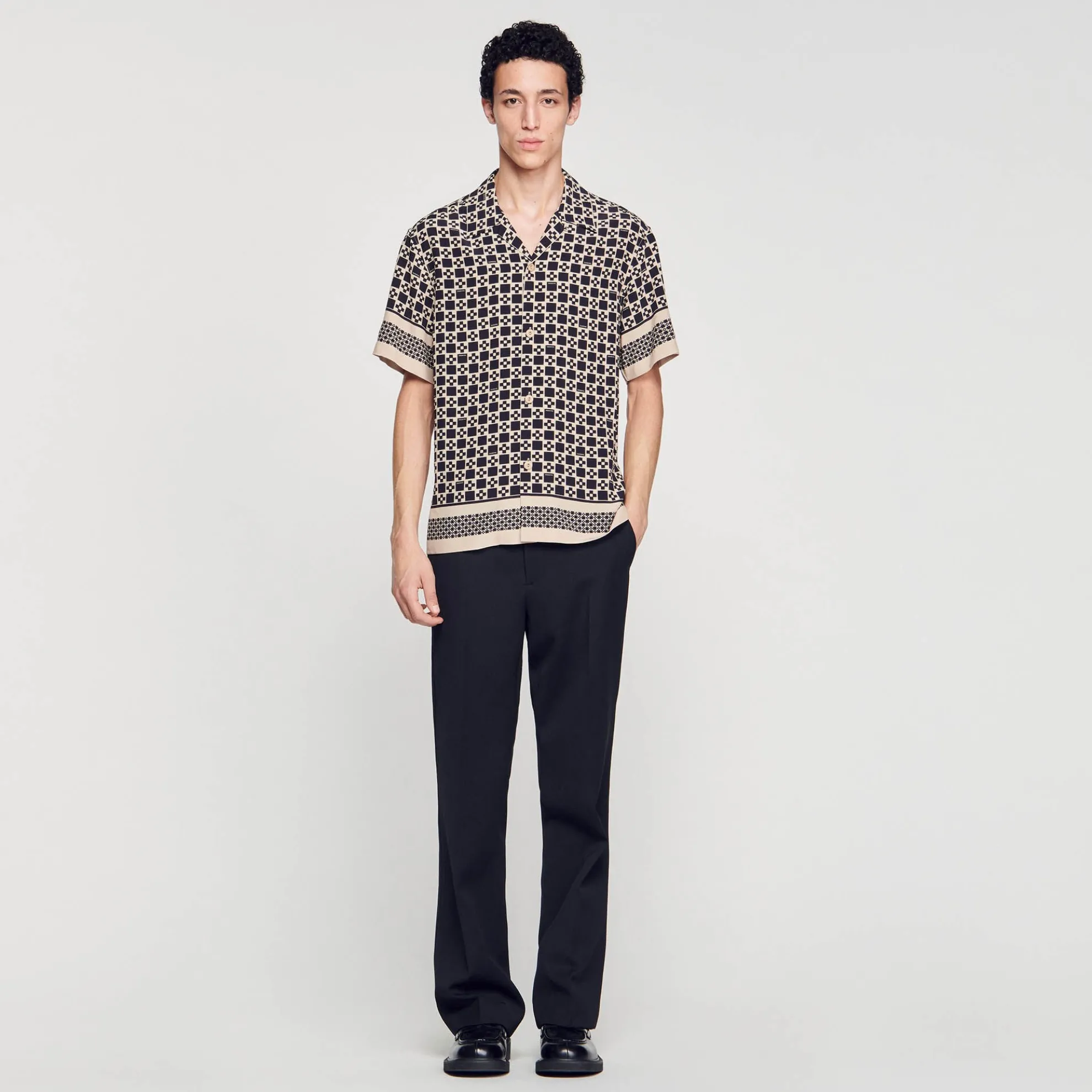 Overhemd Korte Mouwen Square Cross