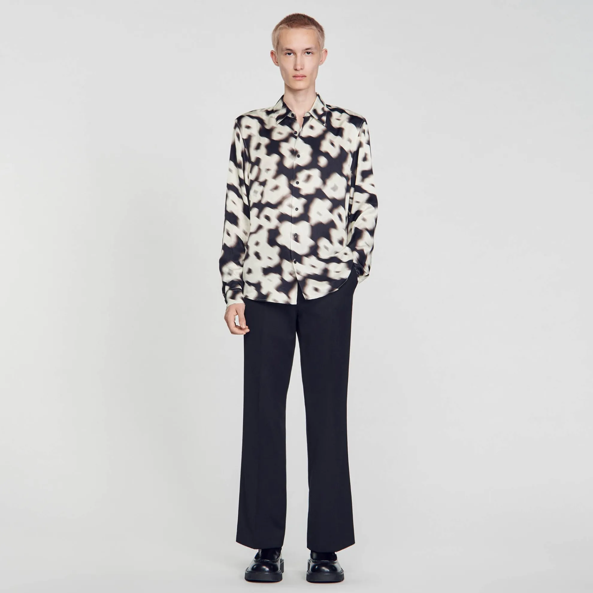 Overhemd Met Bloemmotief