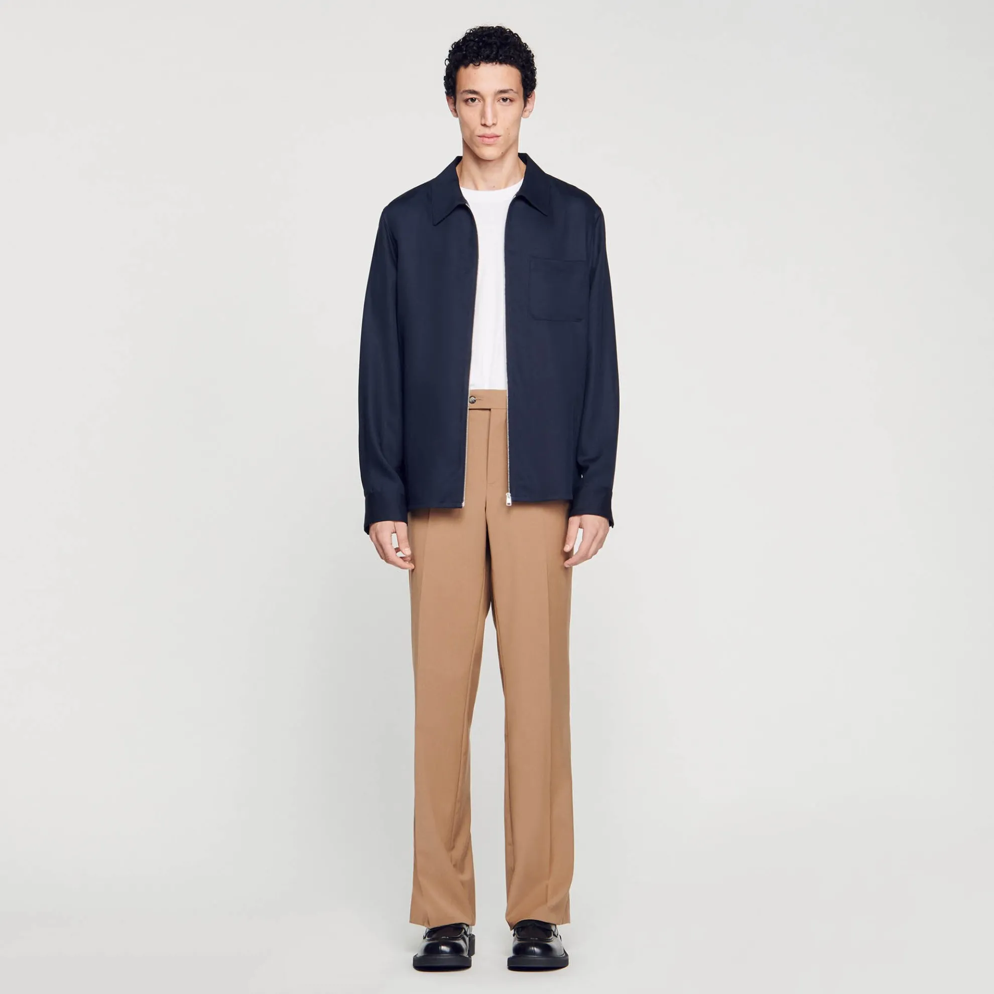 Overhemd Met Ritssluiting