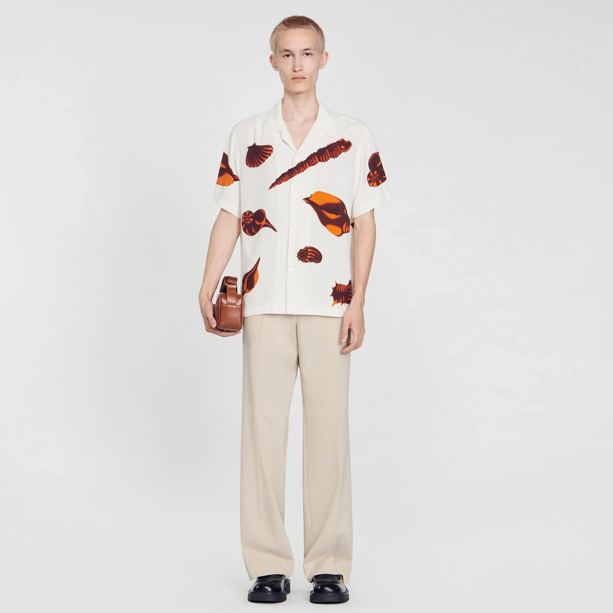 Overhemd Met Schelpenprint