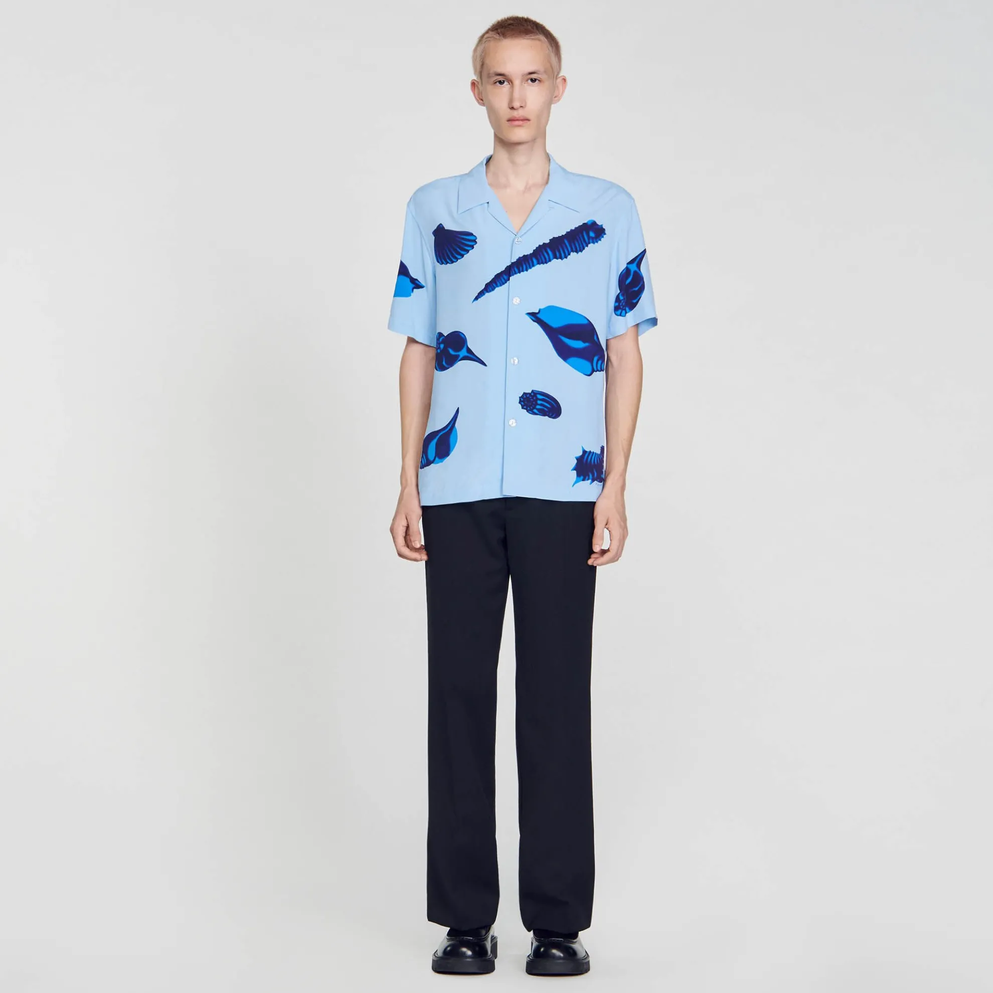 Overhemd Met Schelpenprint