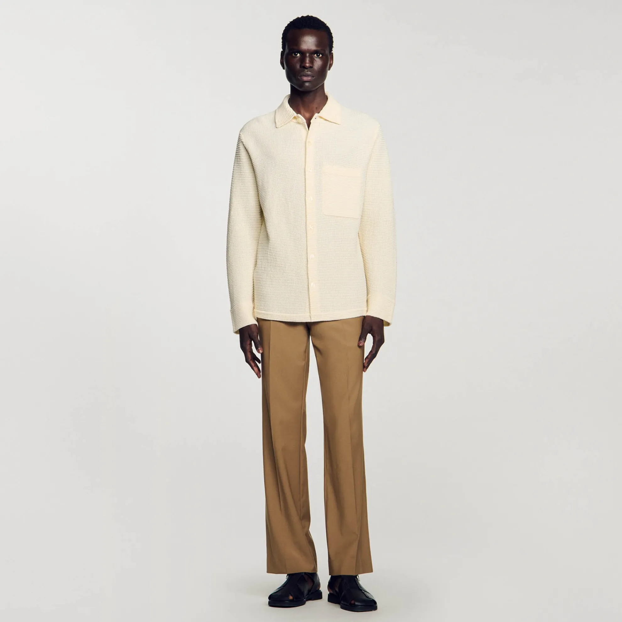 Overhemd Oversized Gebreid