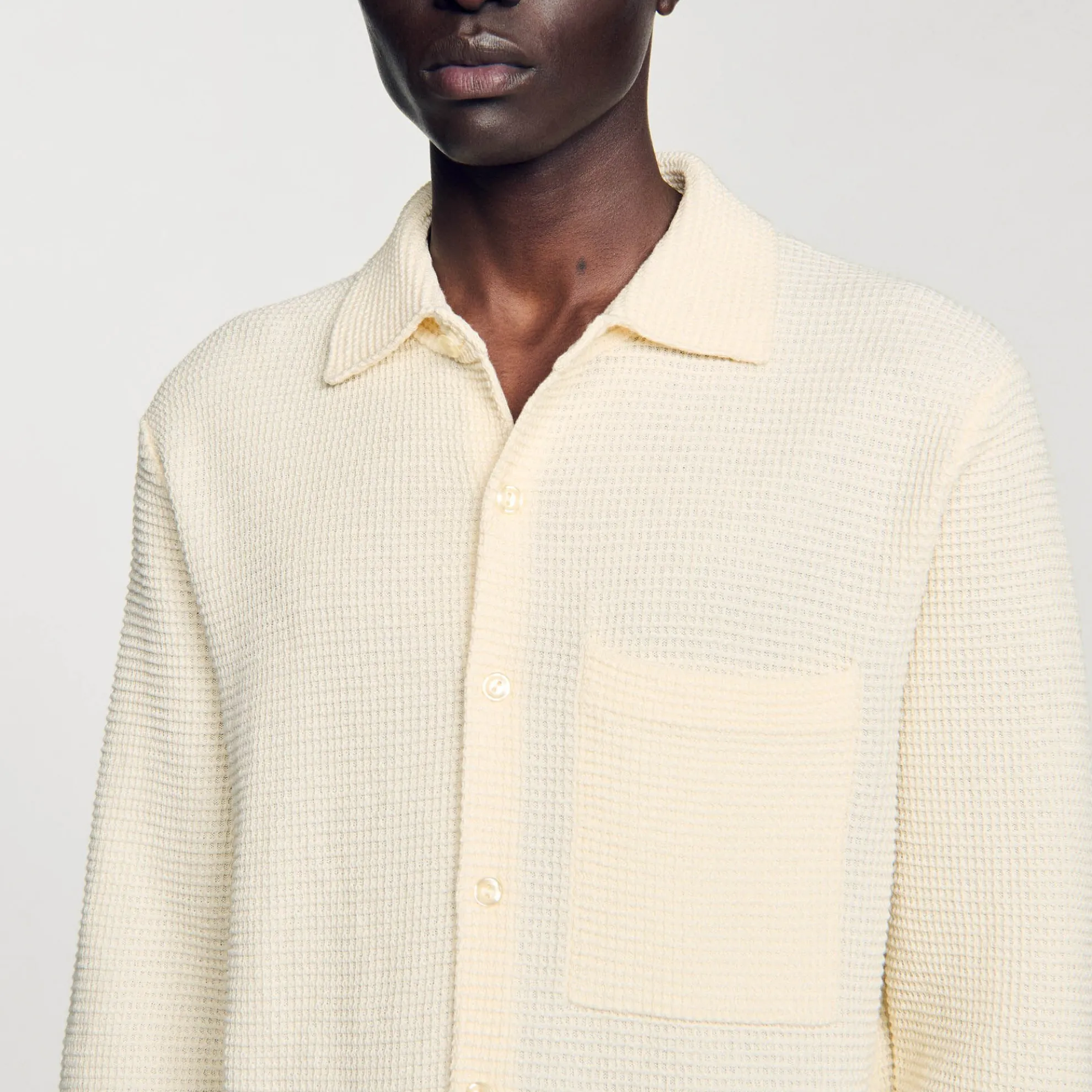 Overhemd Oversized Gebreid