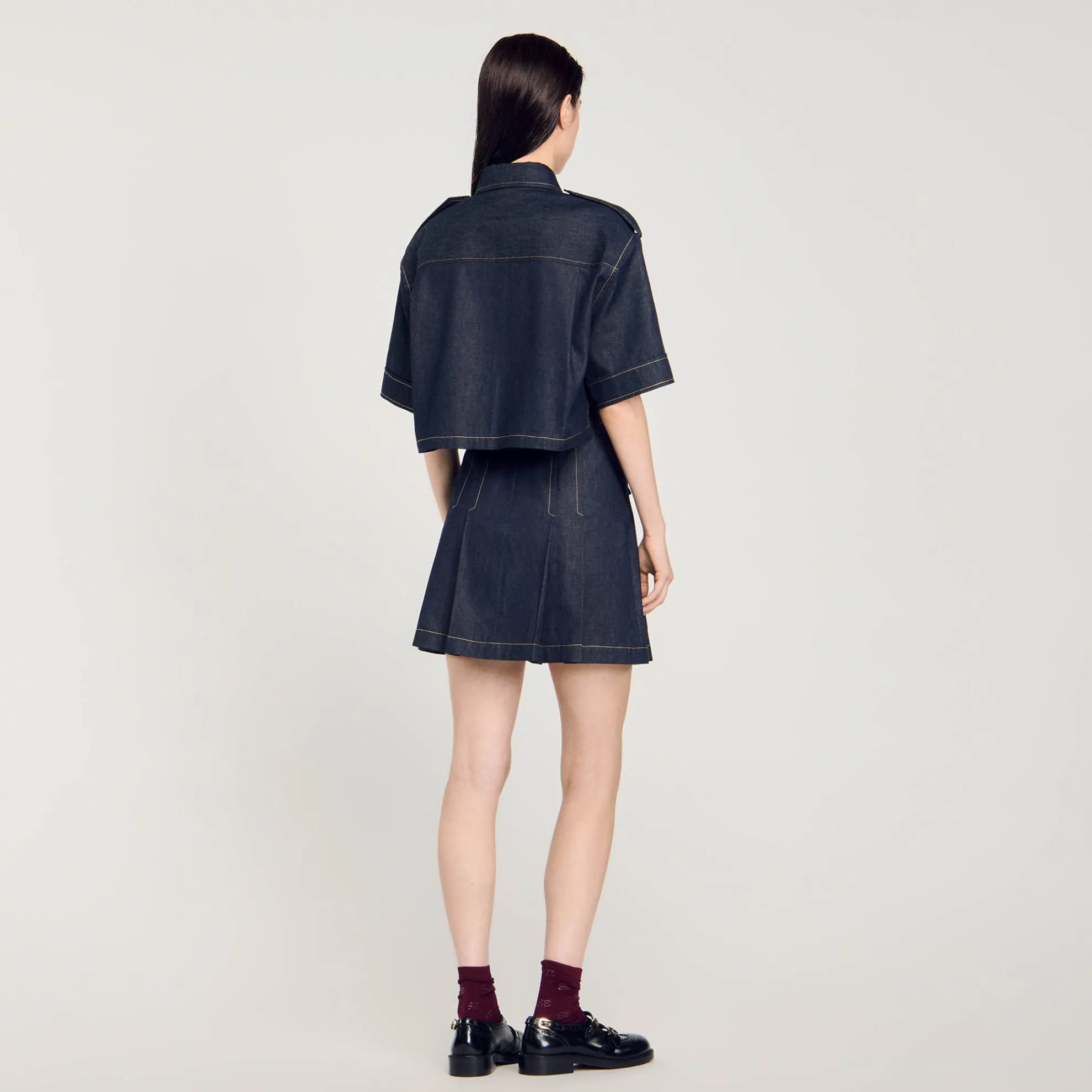 Overhemdblouse Denim