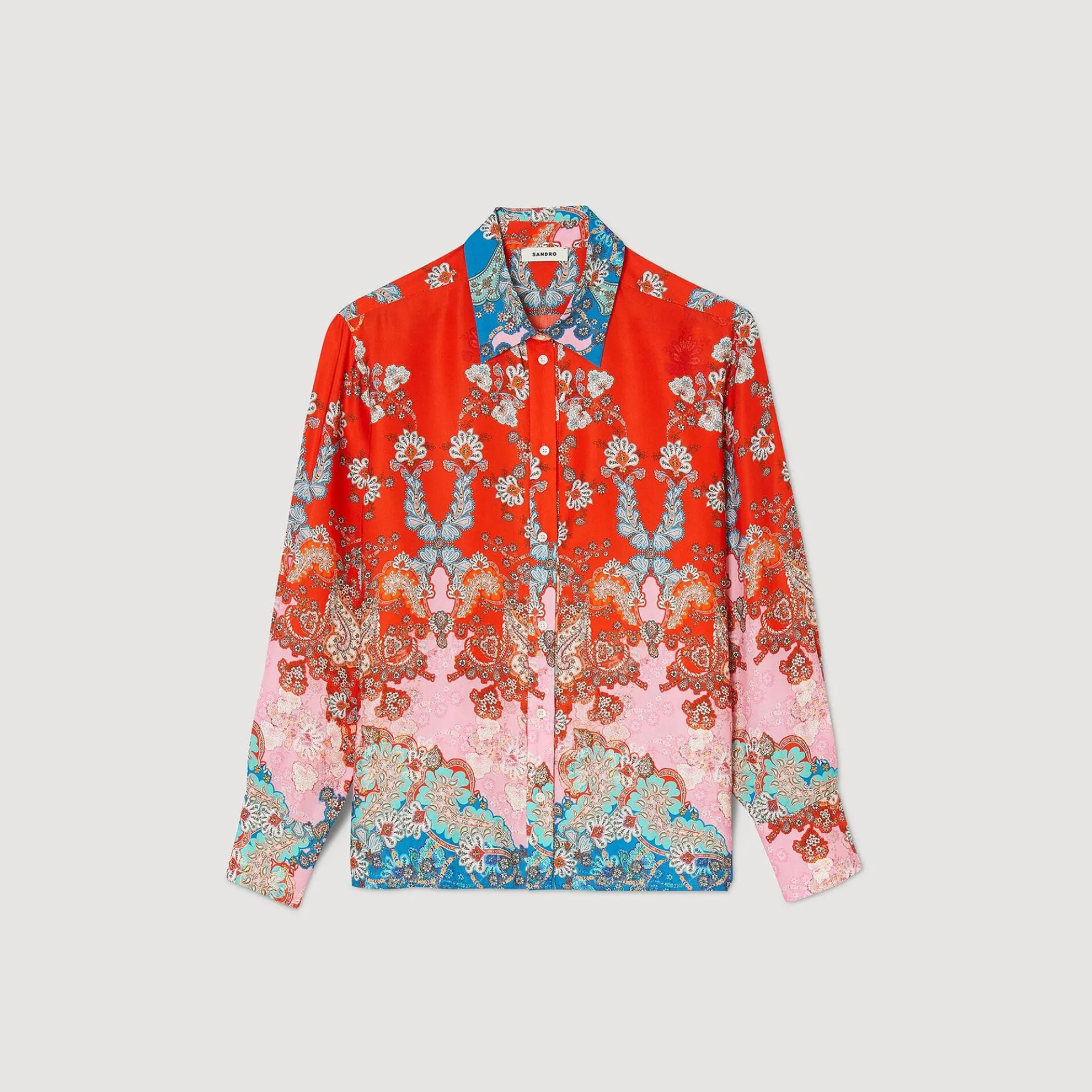Overhemdblouse Met Print