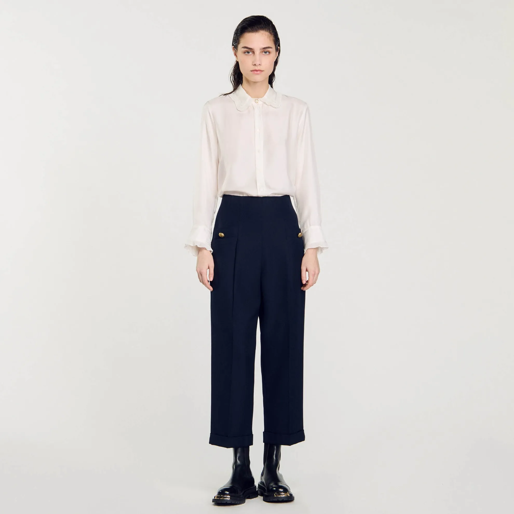 Pantalon Met Wijde Pasvorm