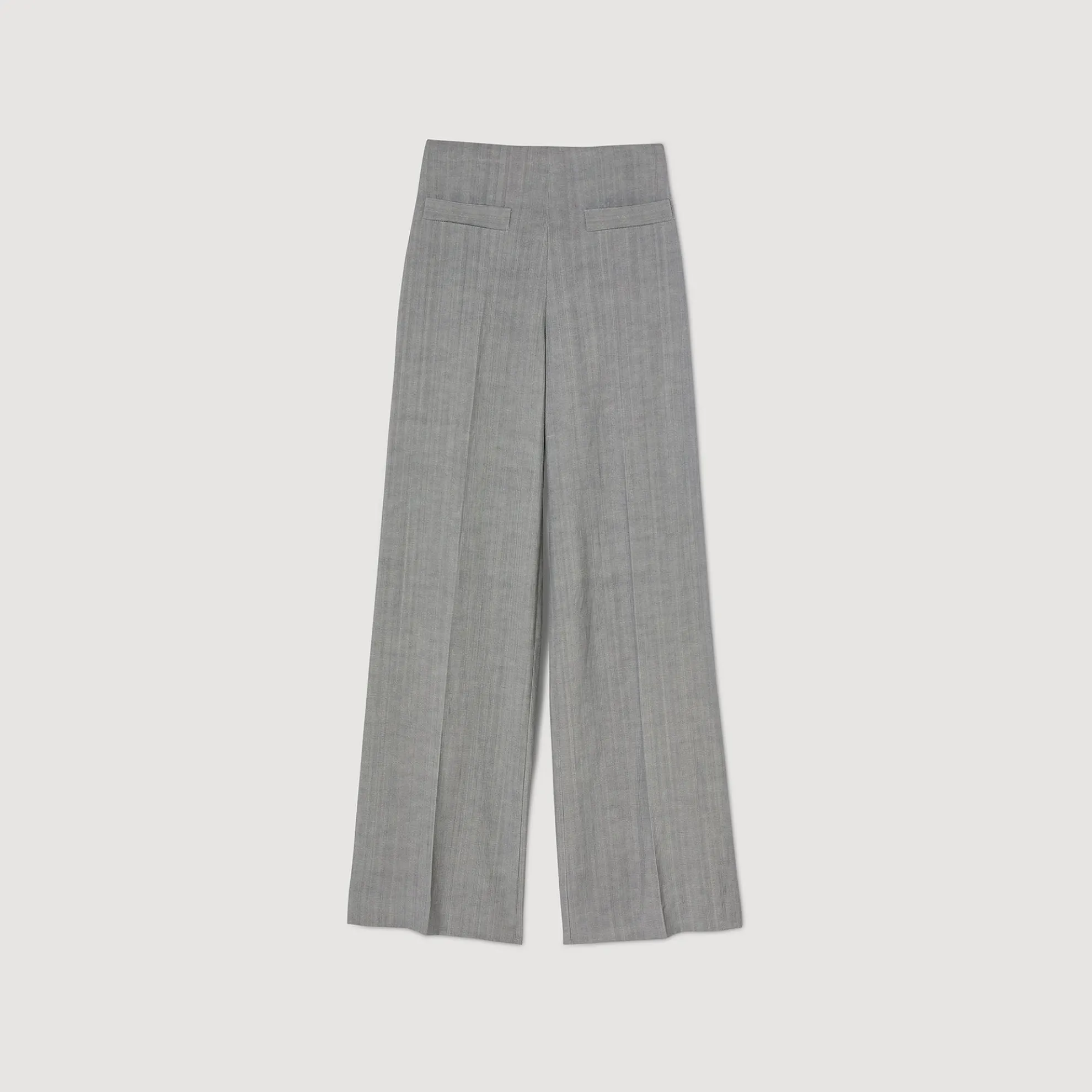 Pantalon Uitlopend Met Hoge Taille