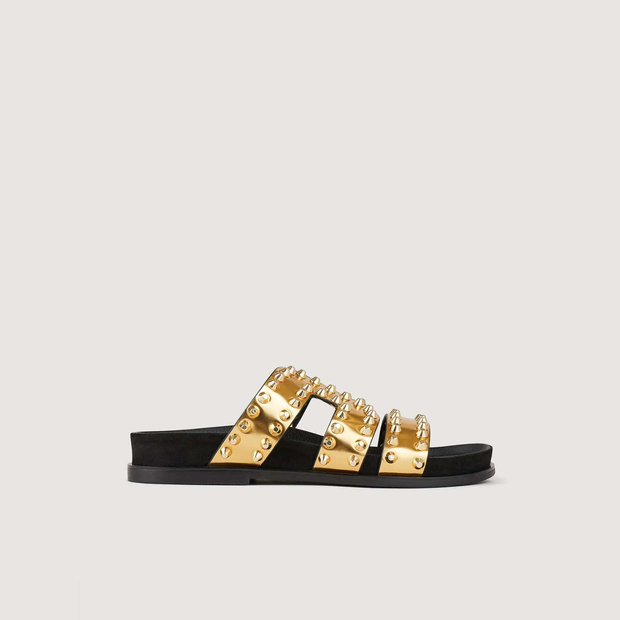 Platte Sandalen Met Studs