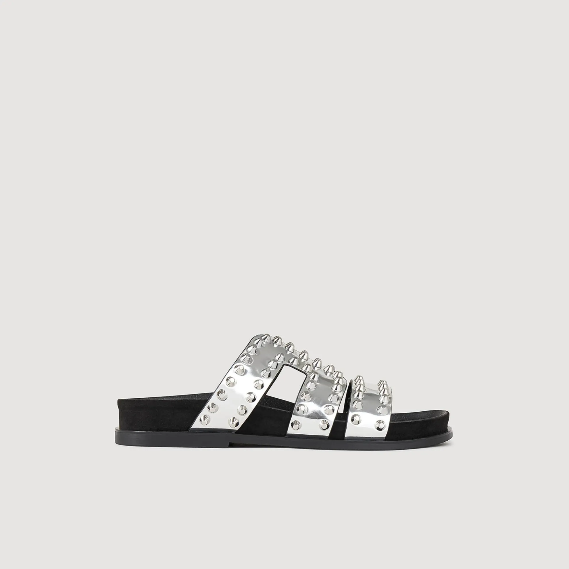 Platte Sandalen Met Studs