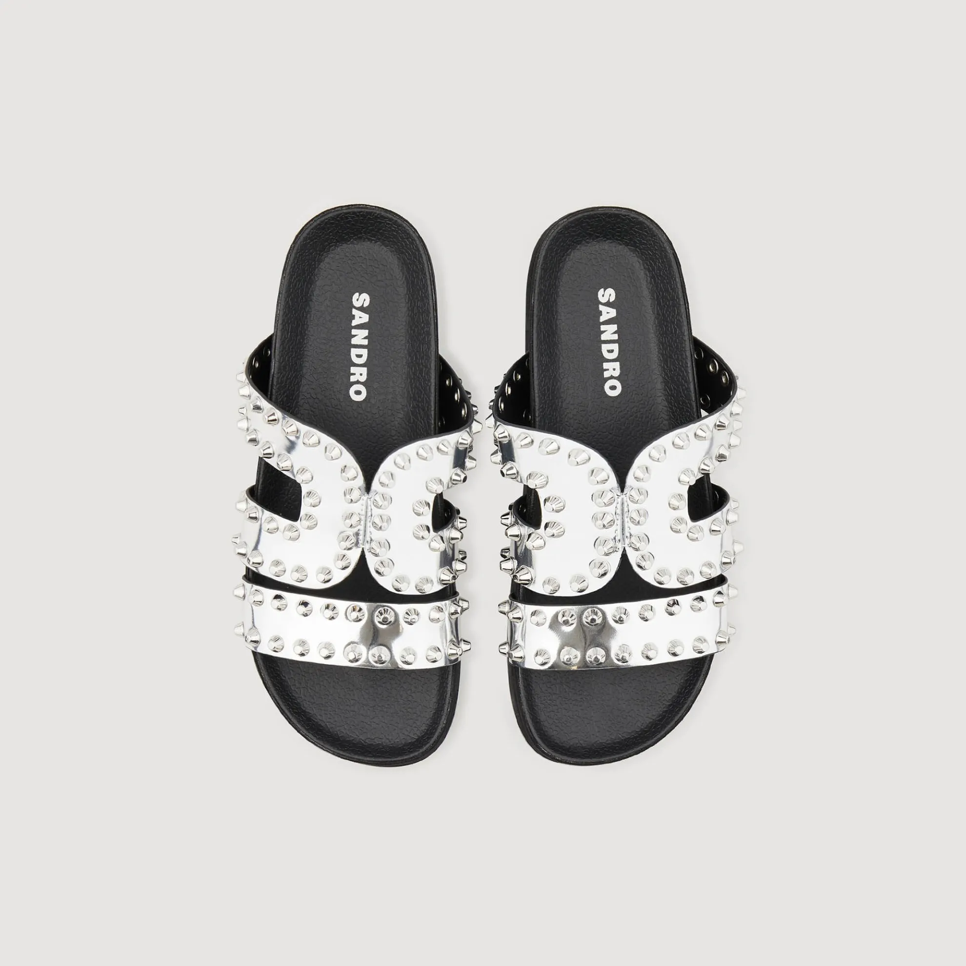 Platte Sandalen Met Studs