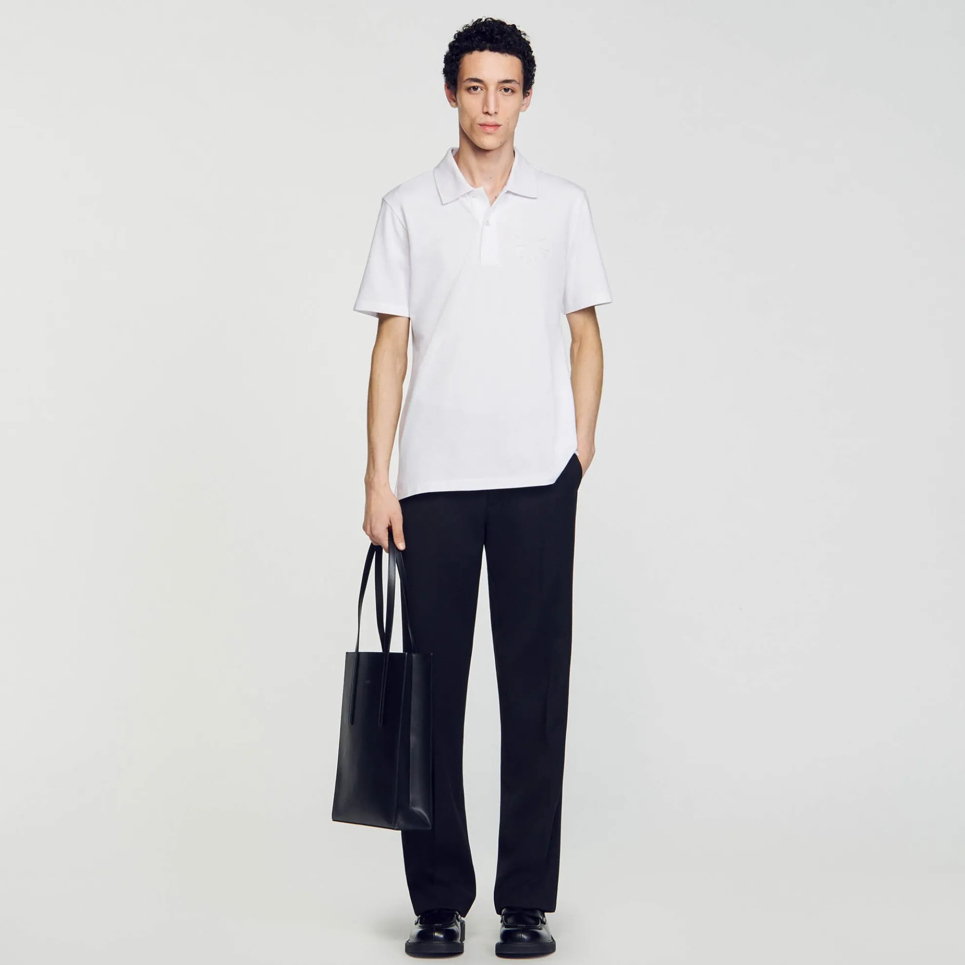 Poloshirt Van Katoen Met Bloem