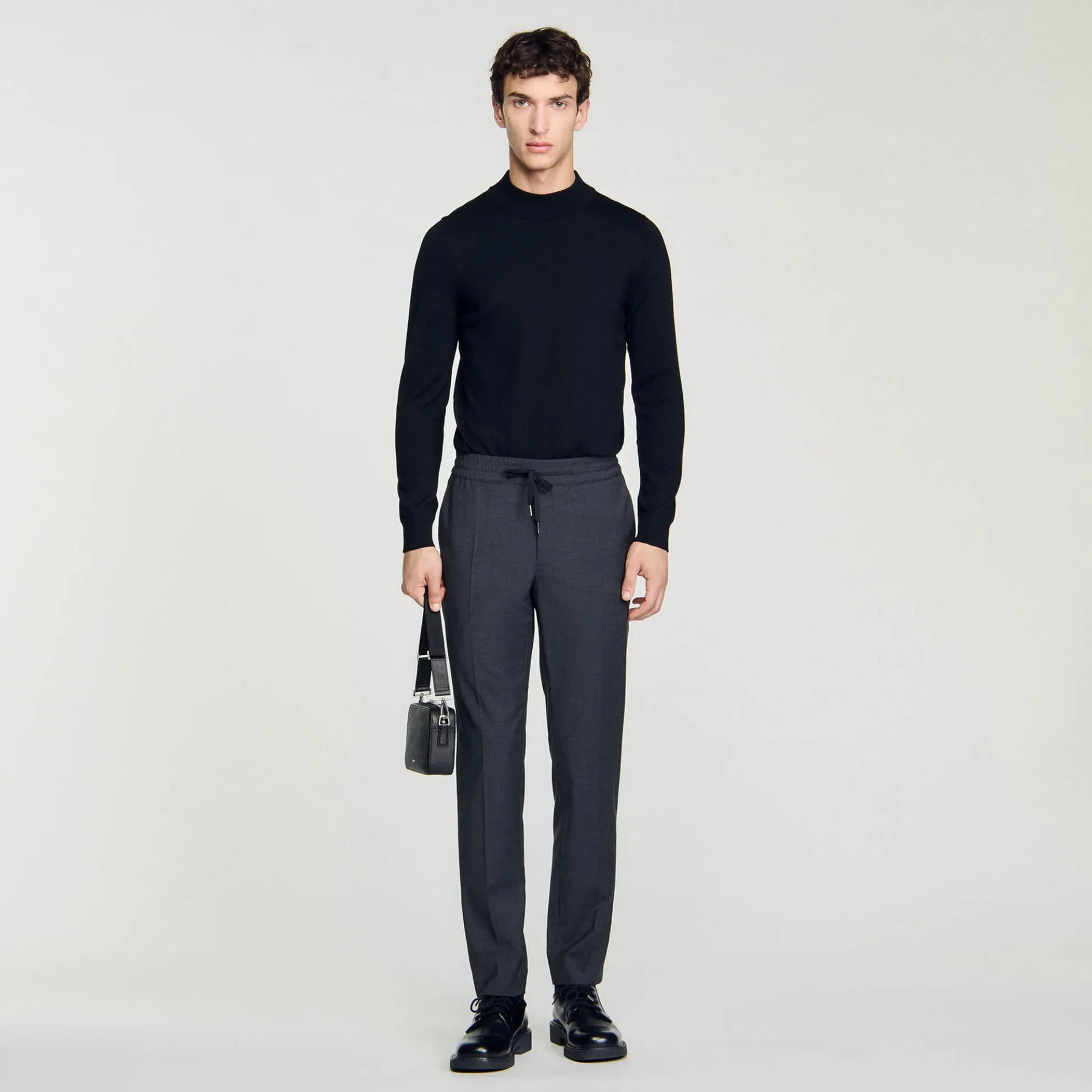 Rechte Pantalon Met Elastiek