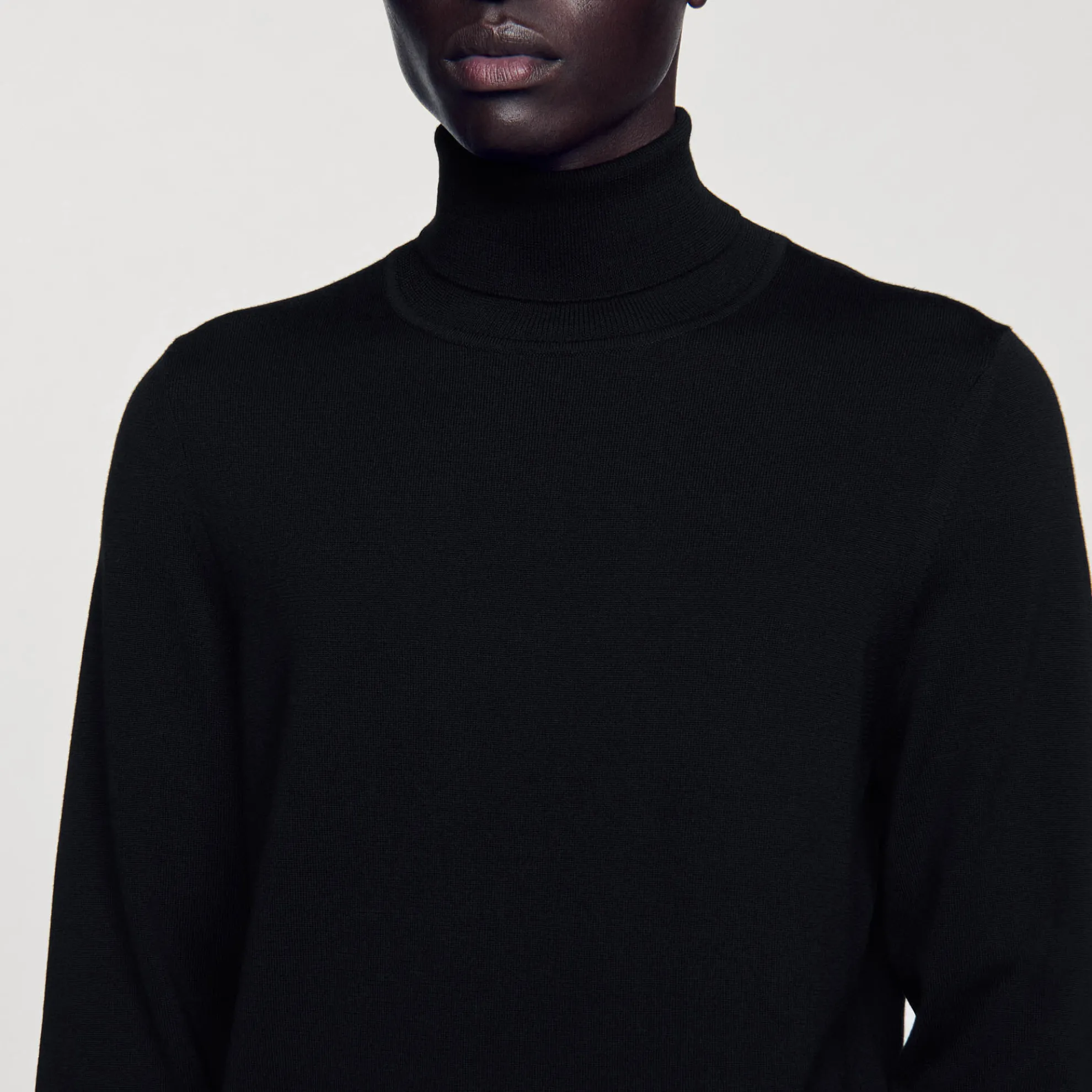 Roll Neck Wool Sweater